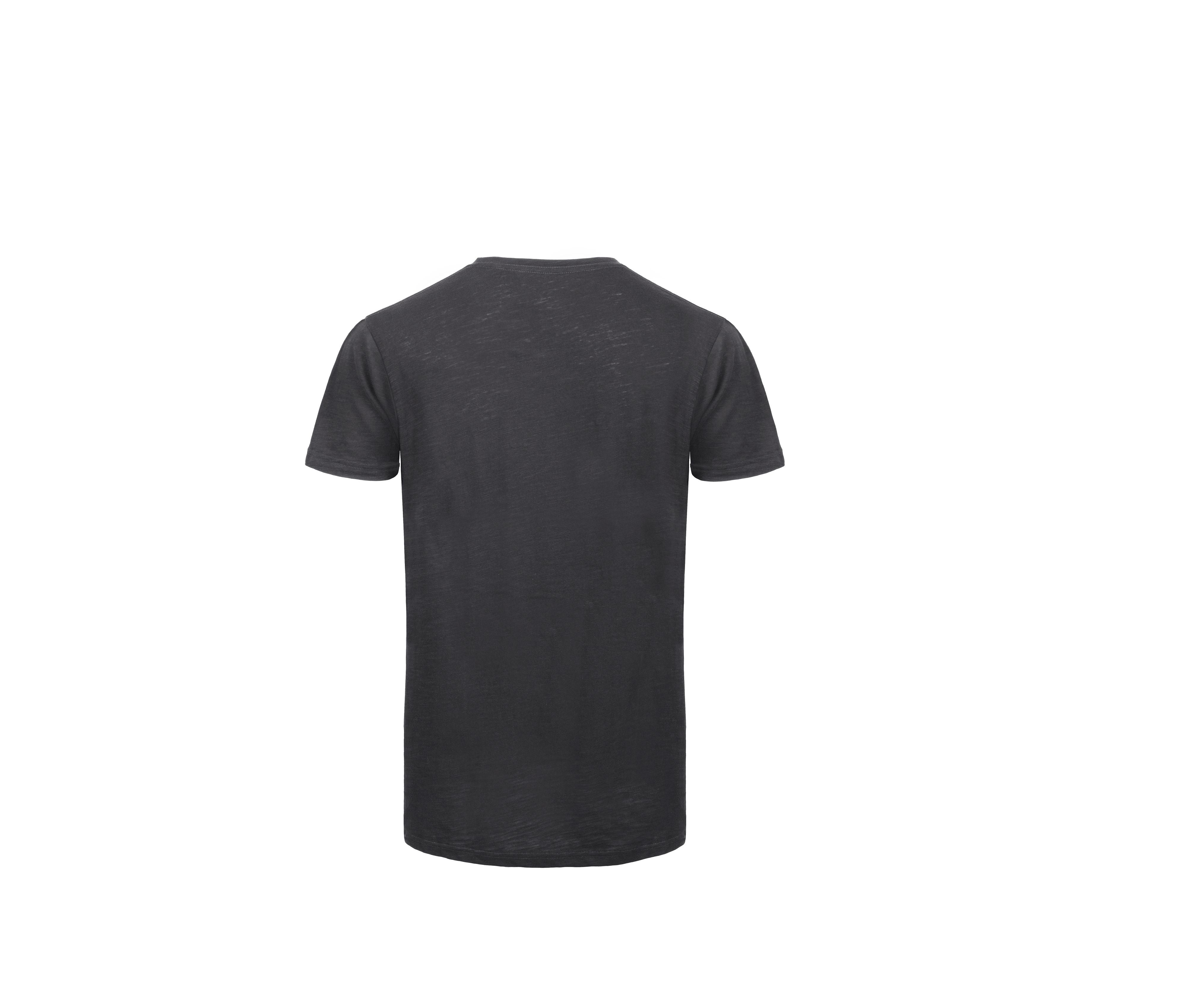 Tee-Shirt Homme Slub en Coton Bio - Chic Anthracite