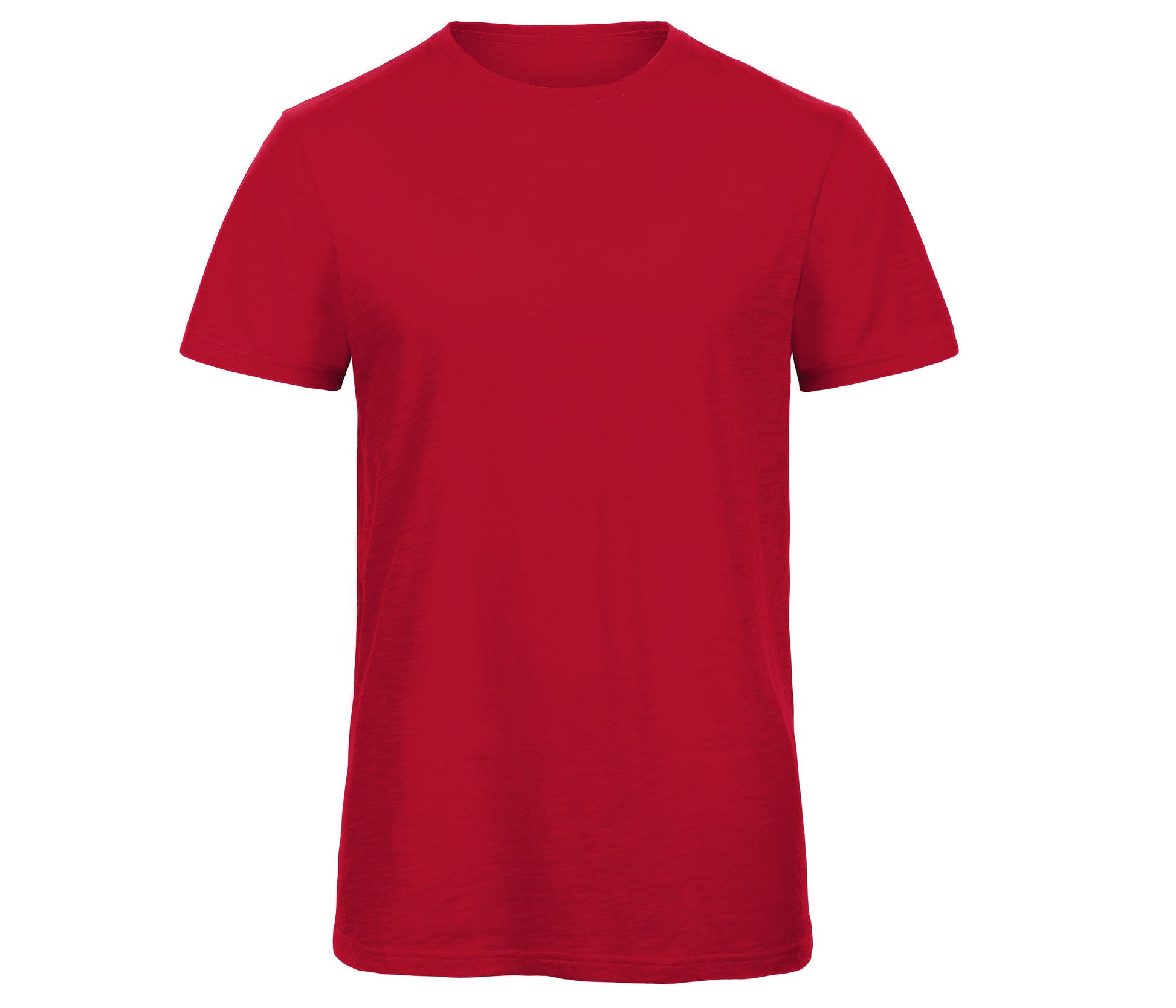 Tee-Shirt Homme Slub en Coton Bio - Chic Red