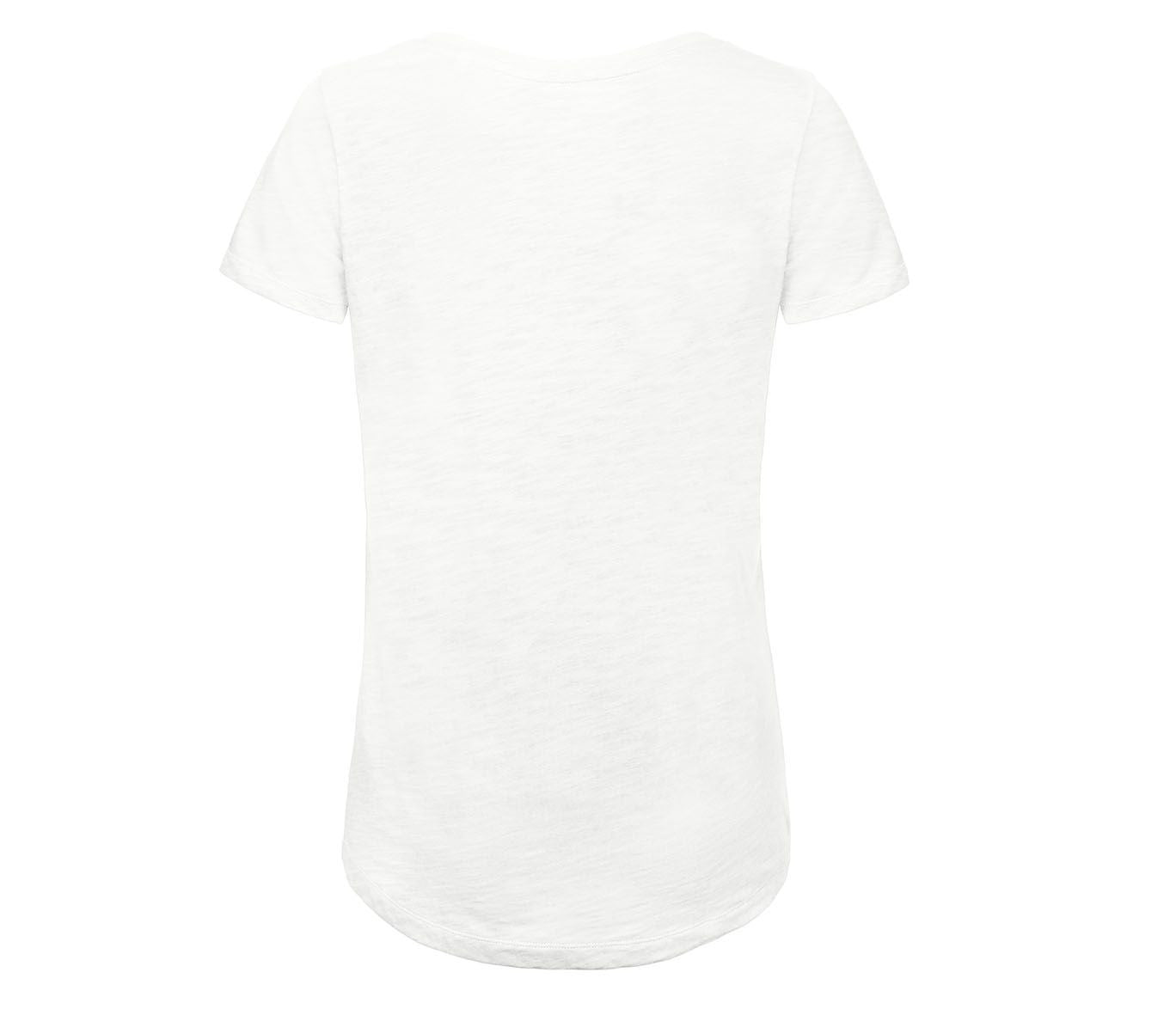 Tee-Shirt Femme Slub en Coton Bio - Chic White