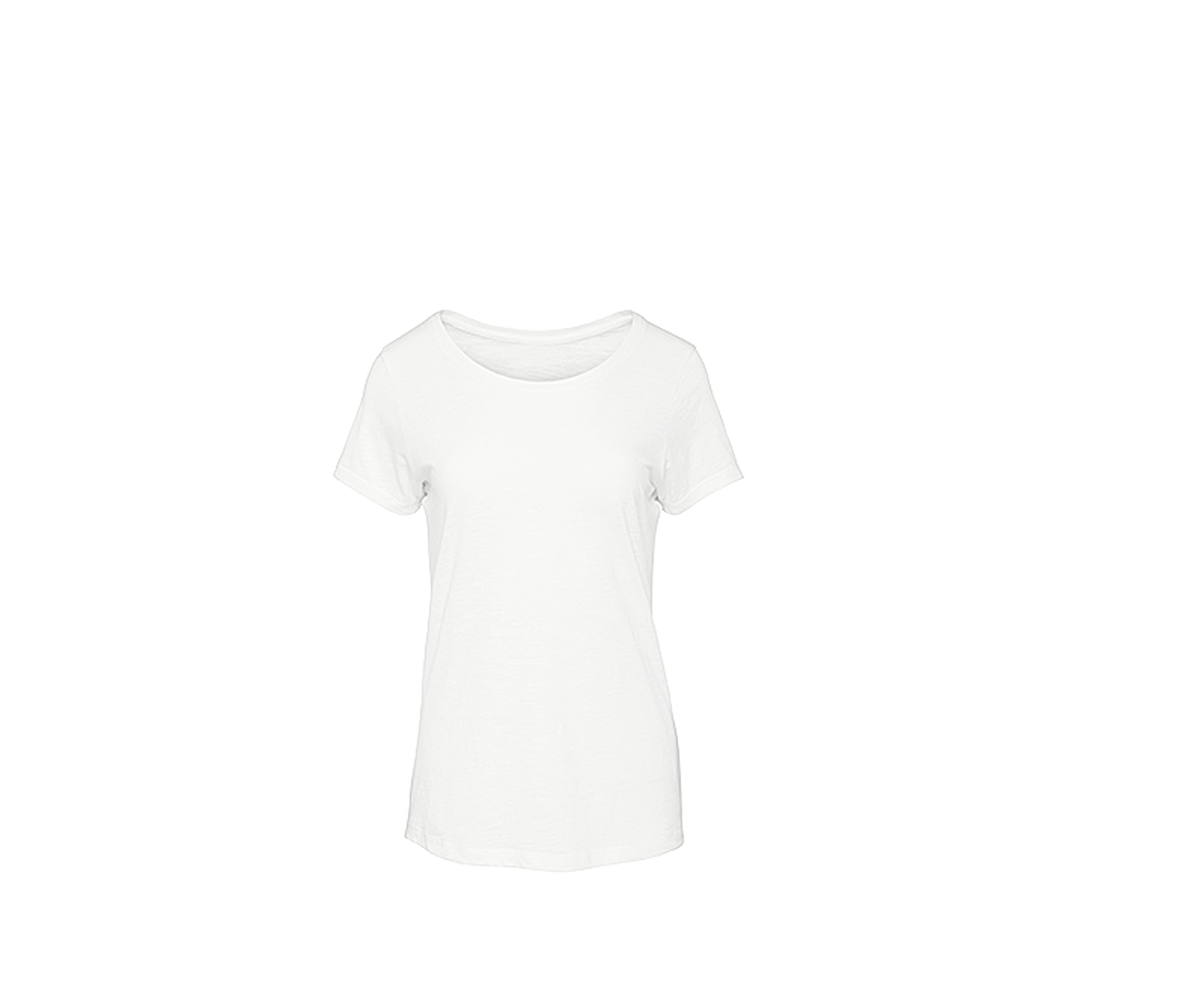Tee-Shirt Femme Slub en Coton Bio - Chic White