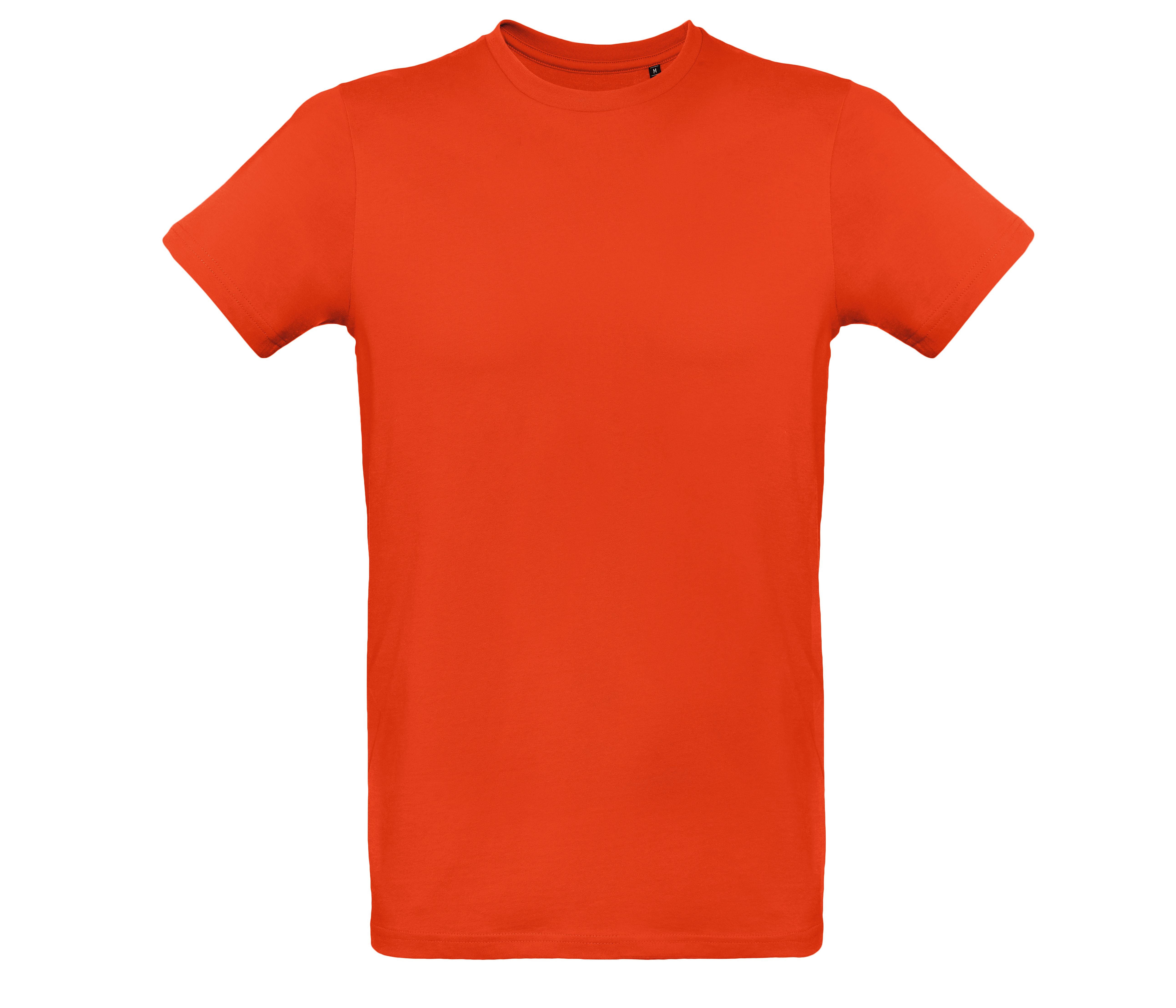 Tee-Shirt Coton Bio Homme - Fire Red