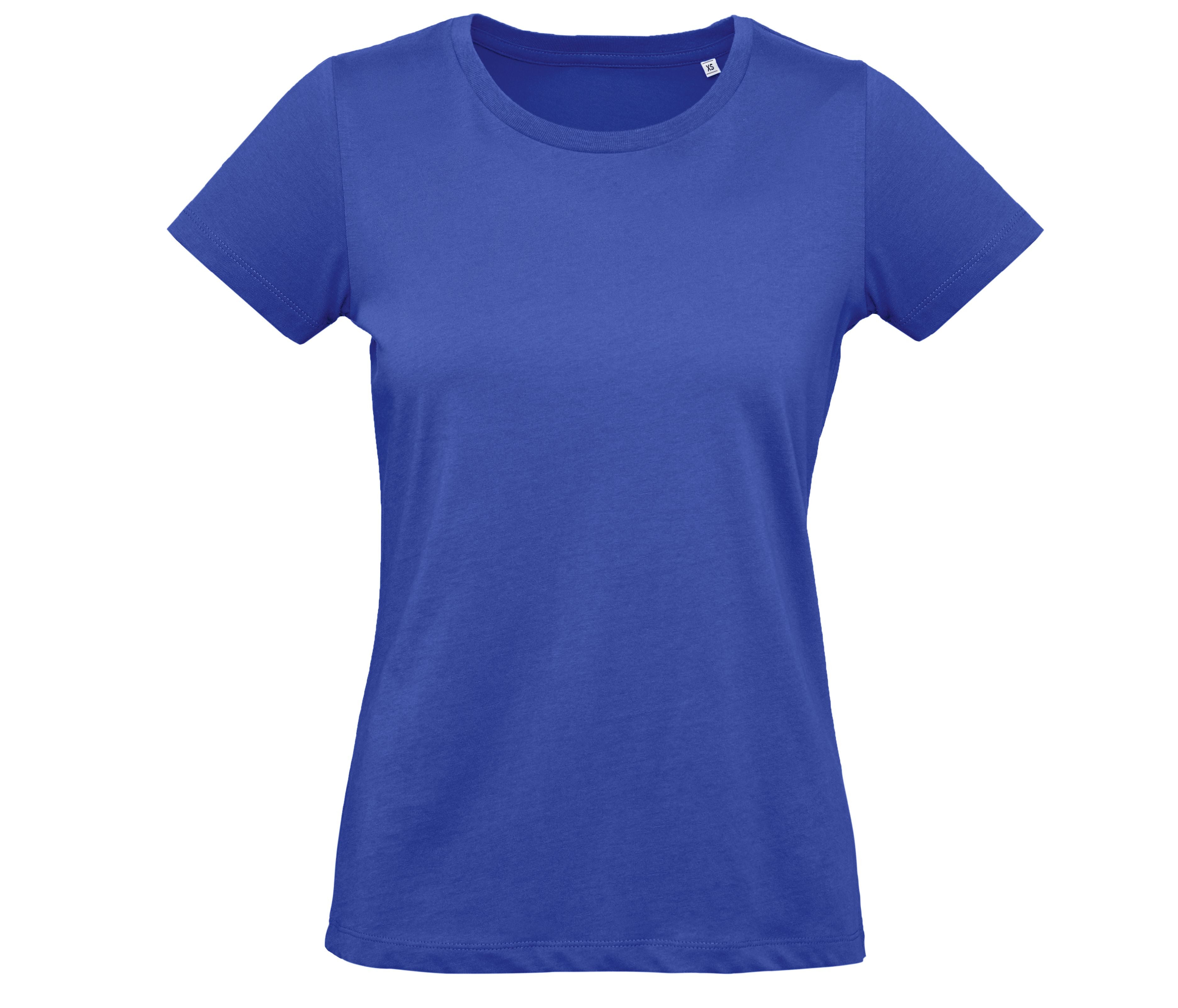 Tee-Shirt Coton Bio Femme - Cobalt Blue