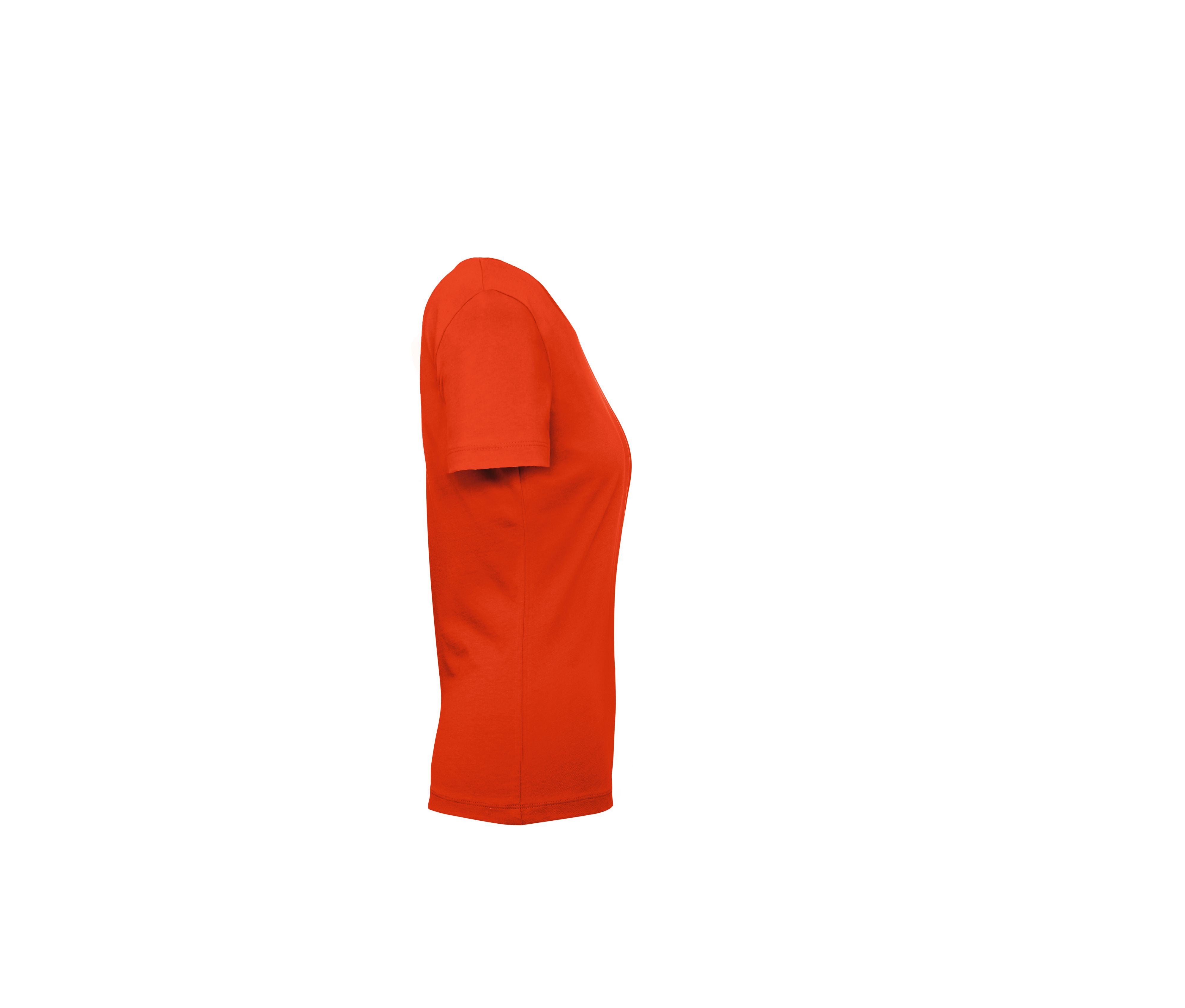 Tee-Shirt Coton Bio Femme - Fire Red