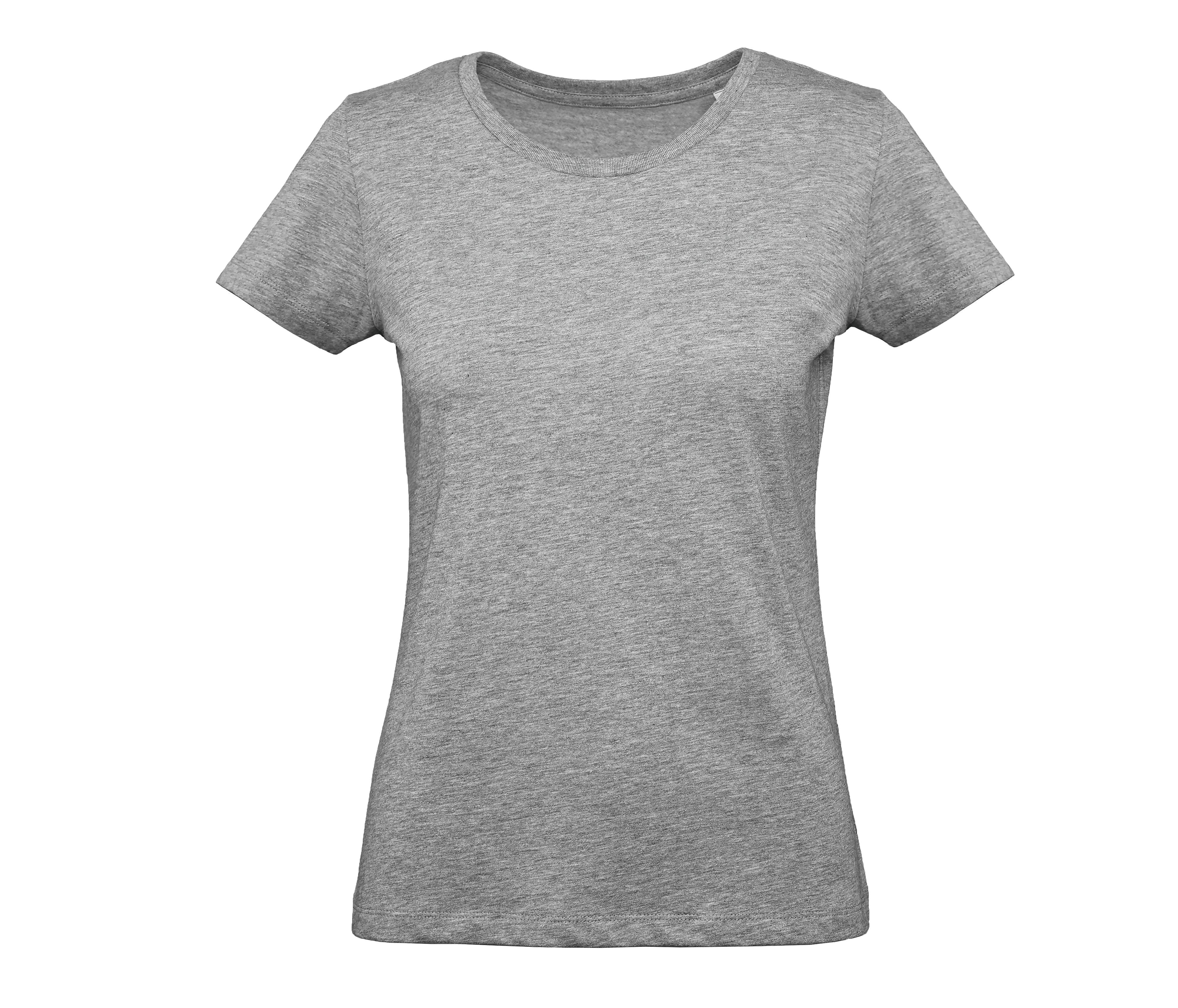 Tee-Shirt Coton Bio Femme - Sport Grey