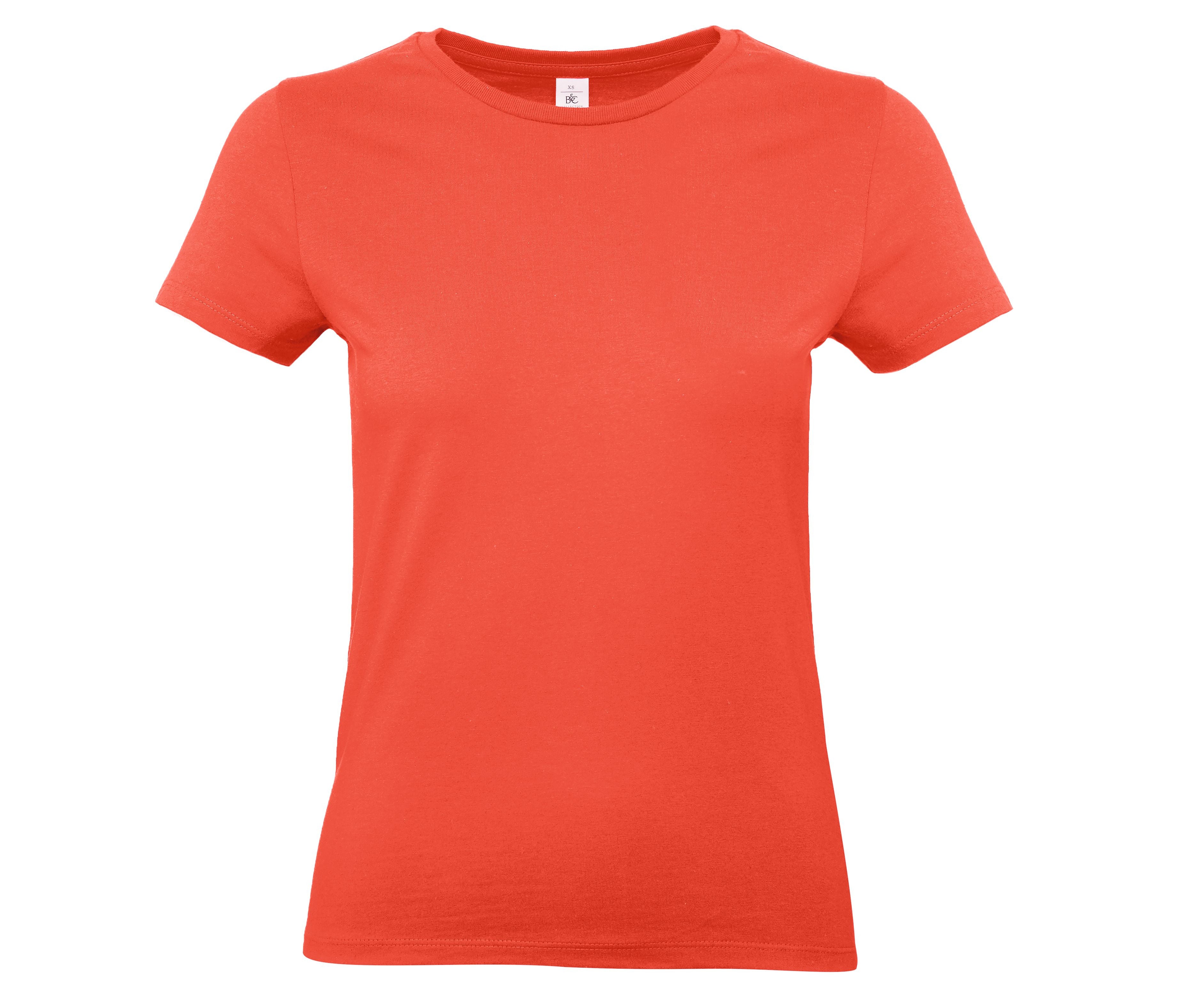 Tee-Shirt Femme Col Rond 190 - Sunset Orange