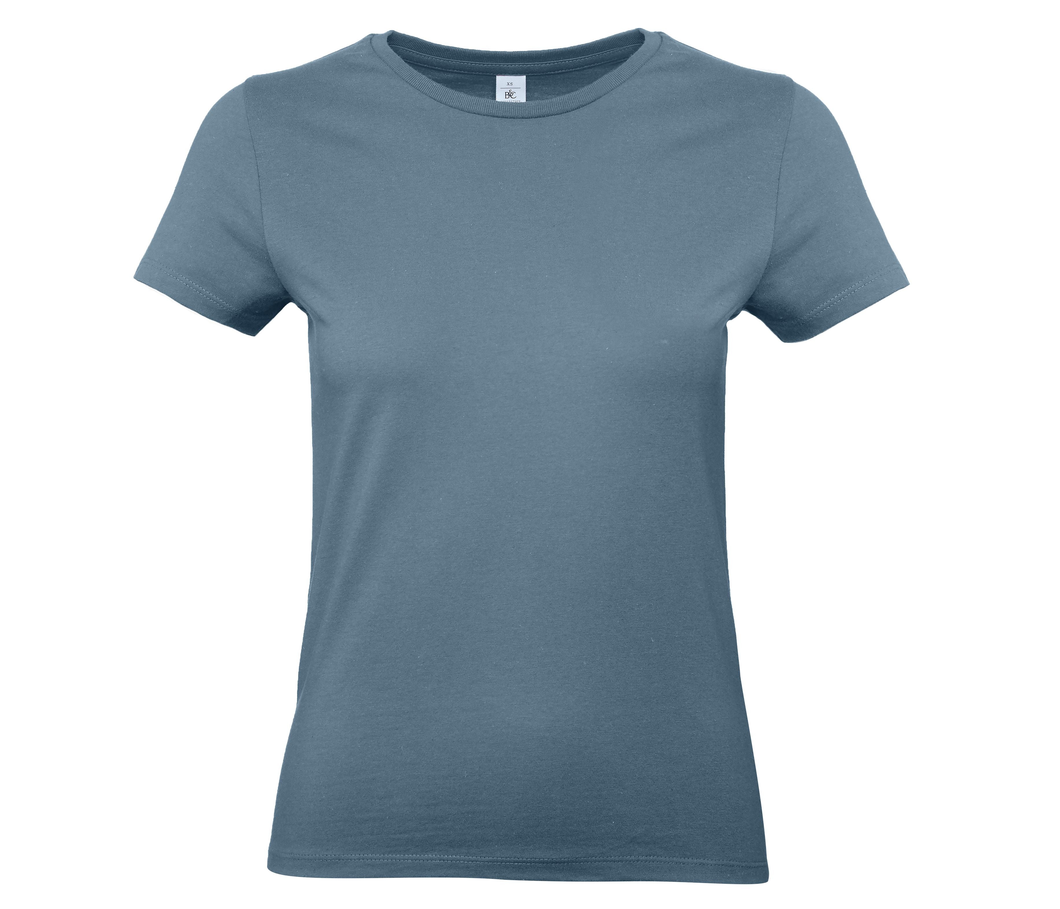 Tee-Shirt Femme Col Rond 190 - Stone Blue