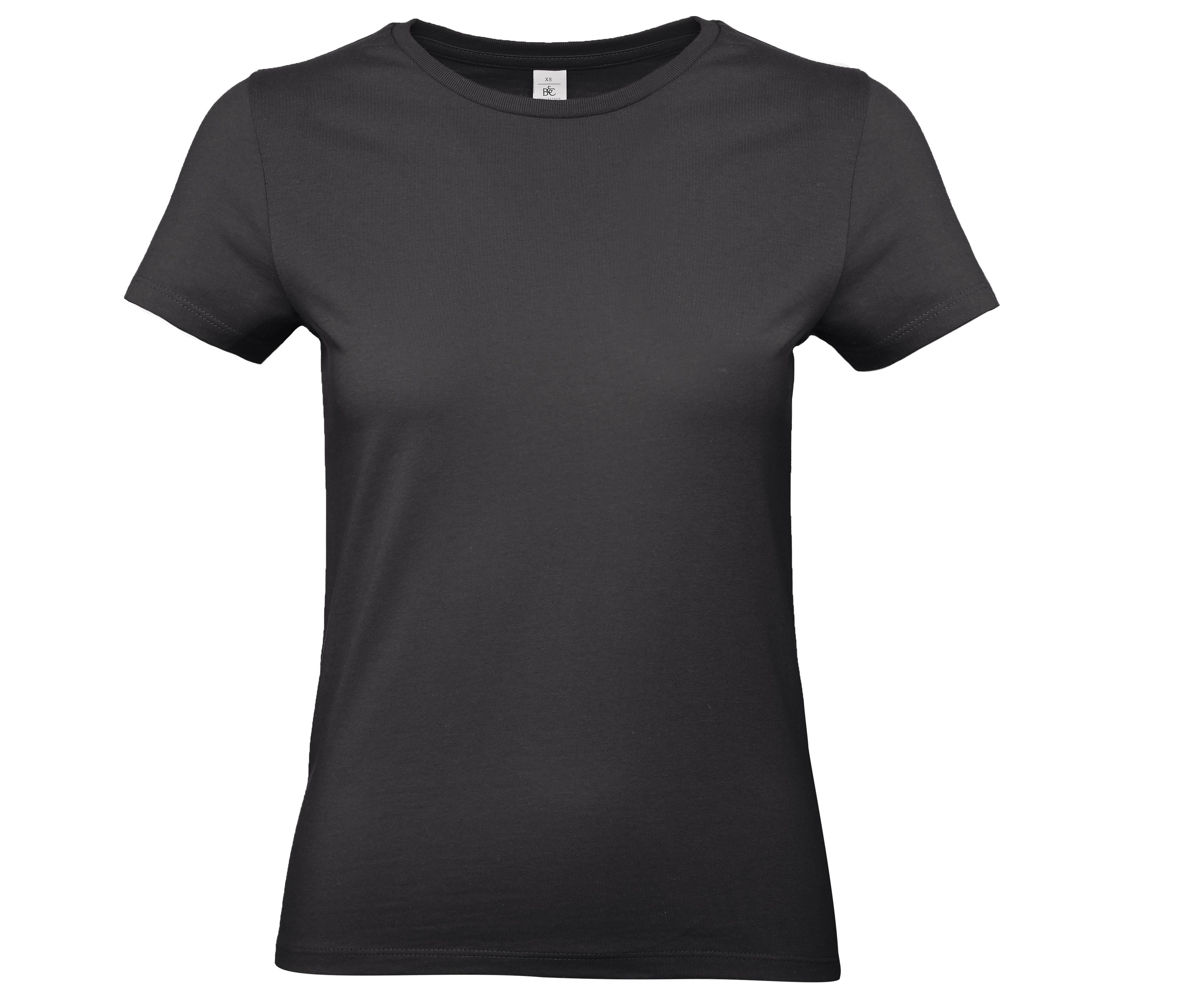 Tee-Shirt Femme Col Rond 190 - Used Black