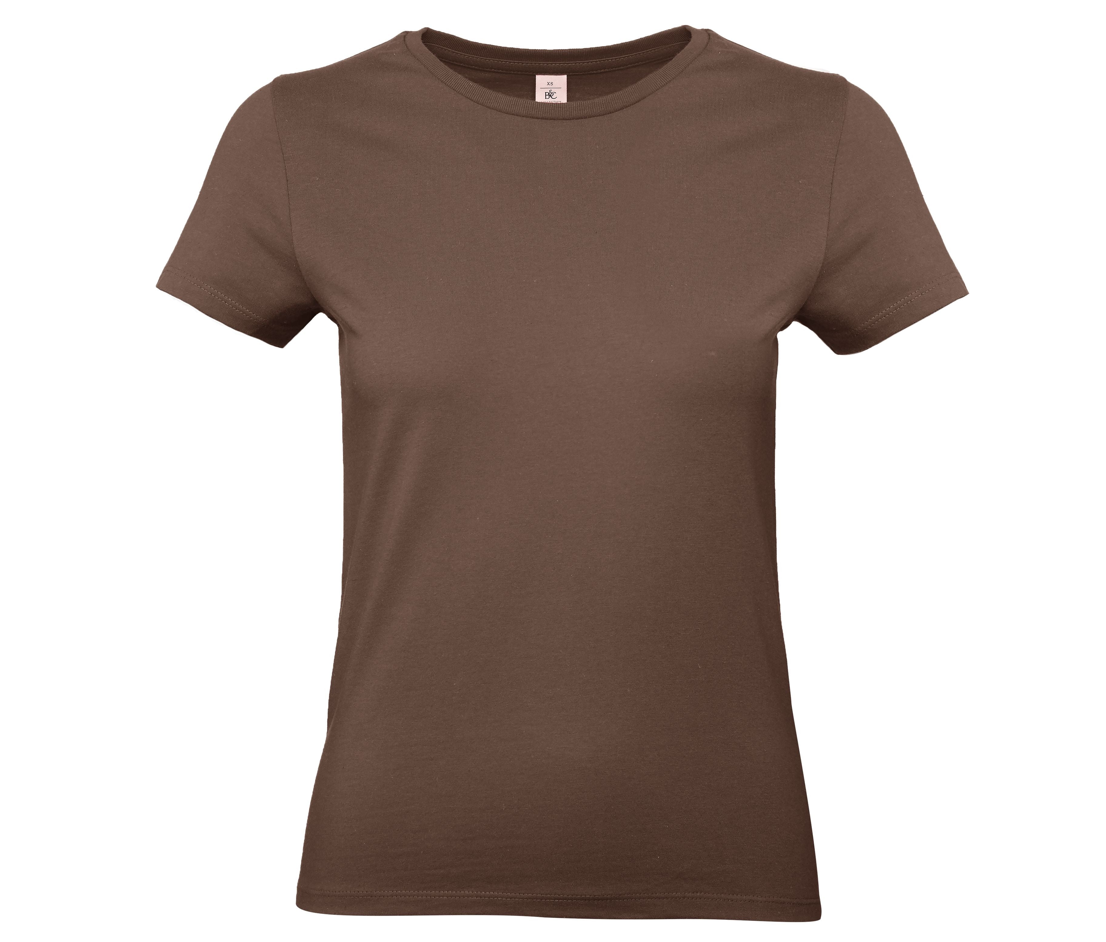 Tee-Shirt Femme Col Rond 190 - Chocolate