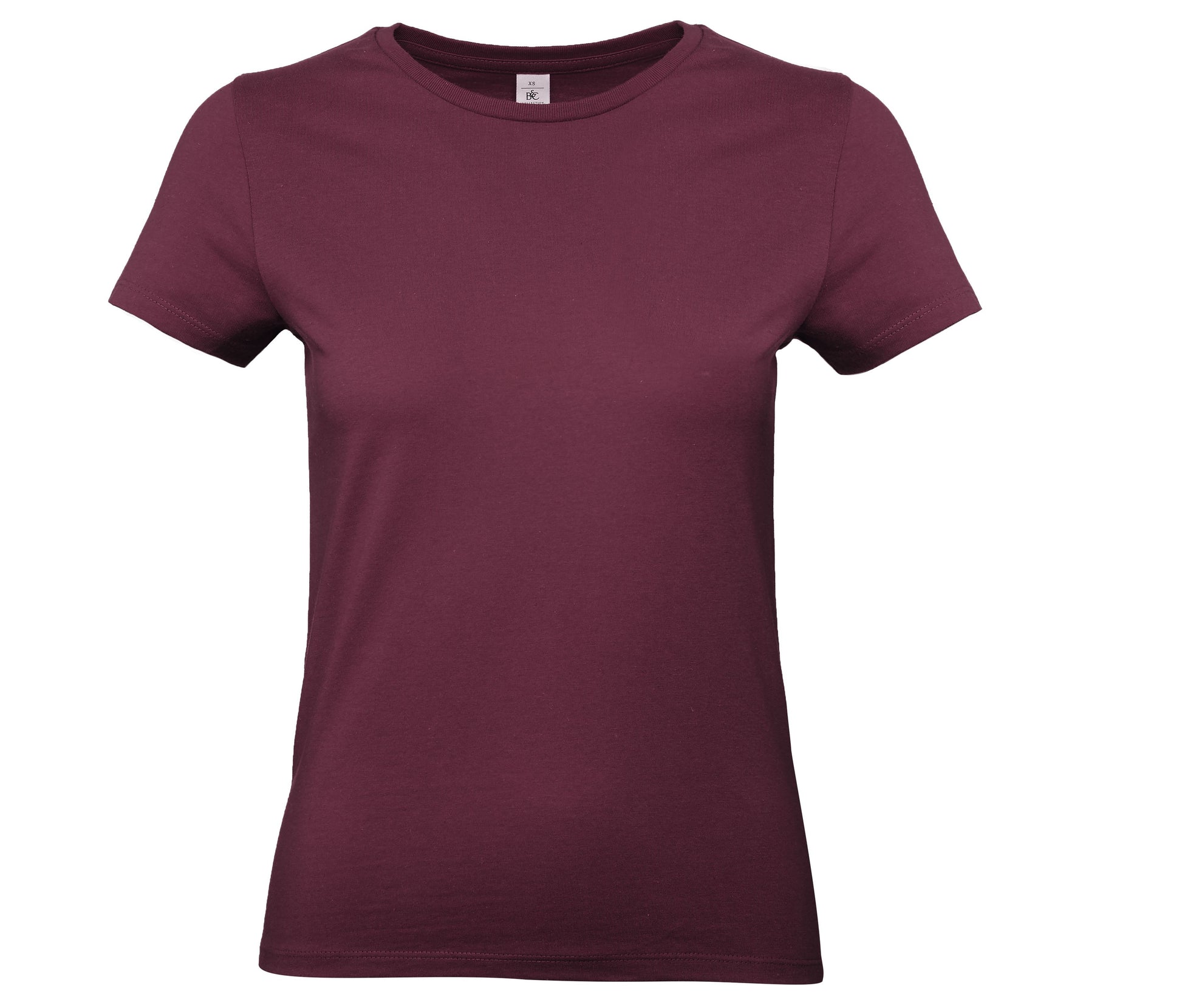 Tee-Shirt Femme Col Rond 190 - Burgundy