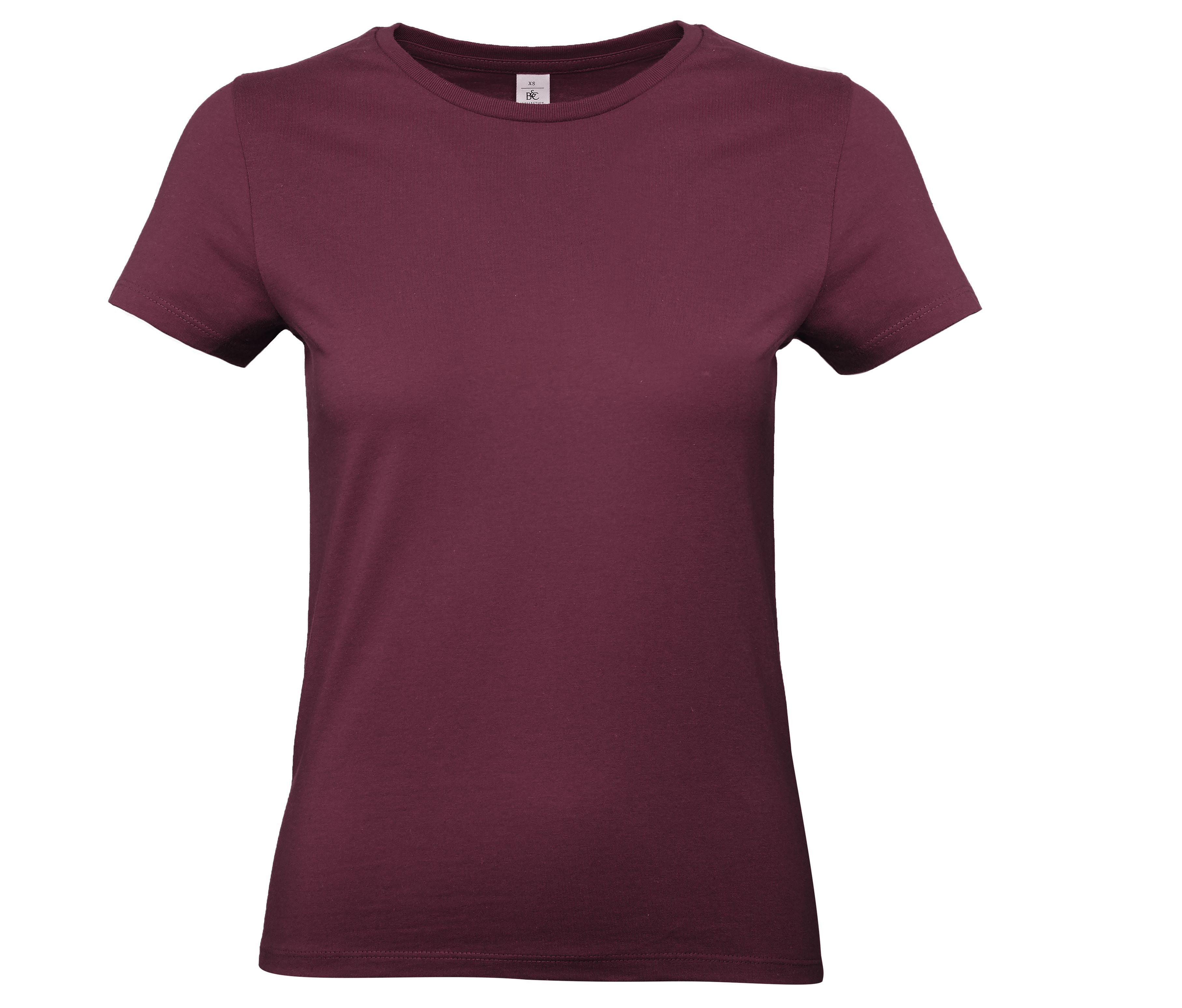 Tee-Shirt Femme Col Rond 190 - Burgundy