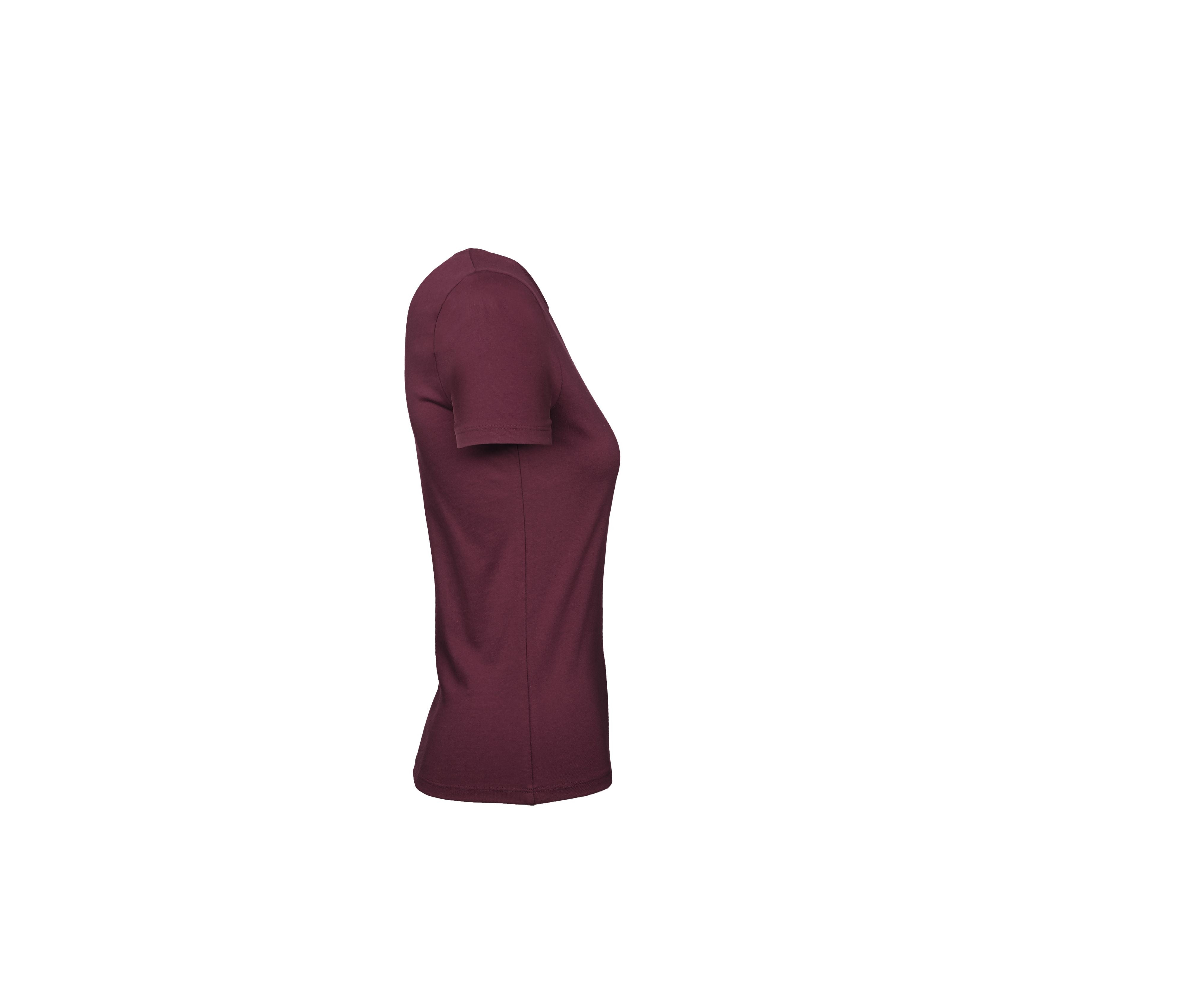 Tee-Shirt Femme Col Rond 190 - Burgundy