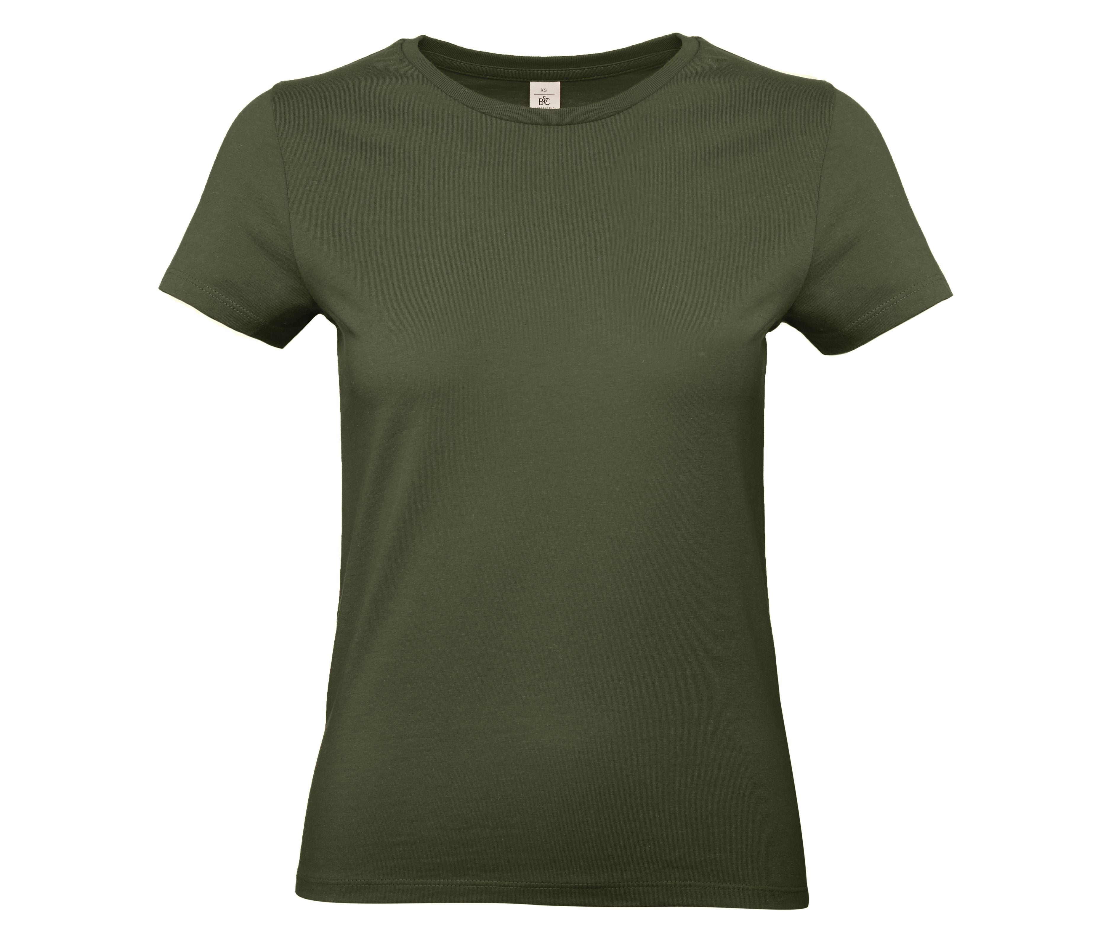 Tee-Shirt Femme Col Rond 190 - Urban Khaki
