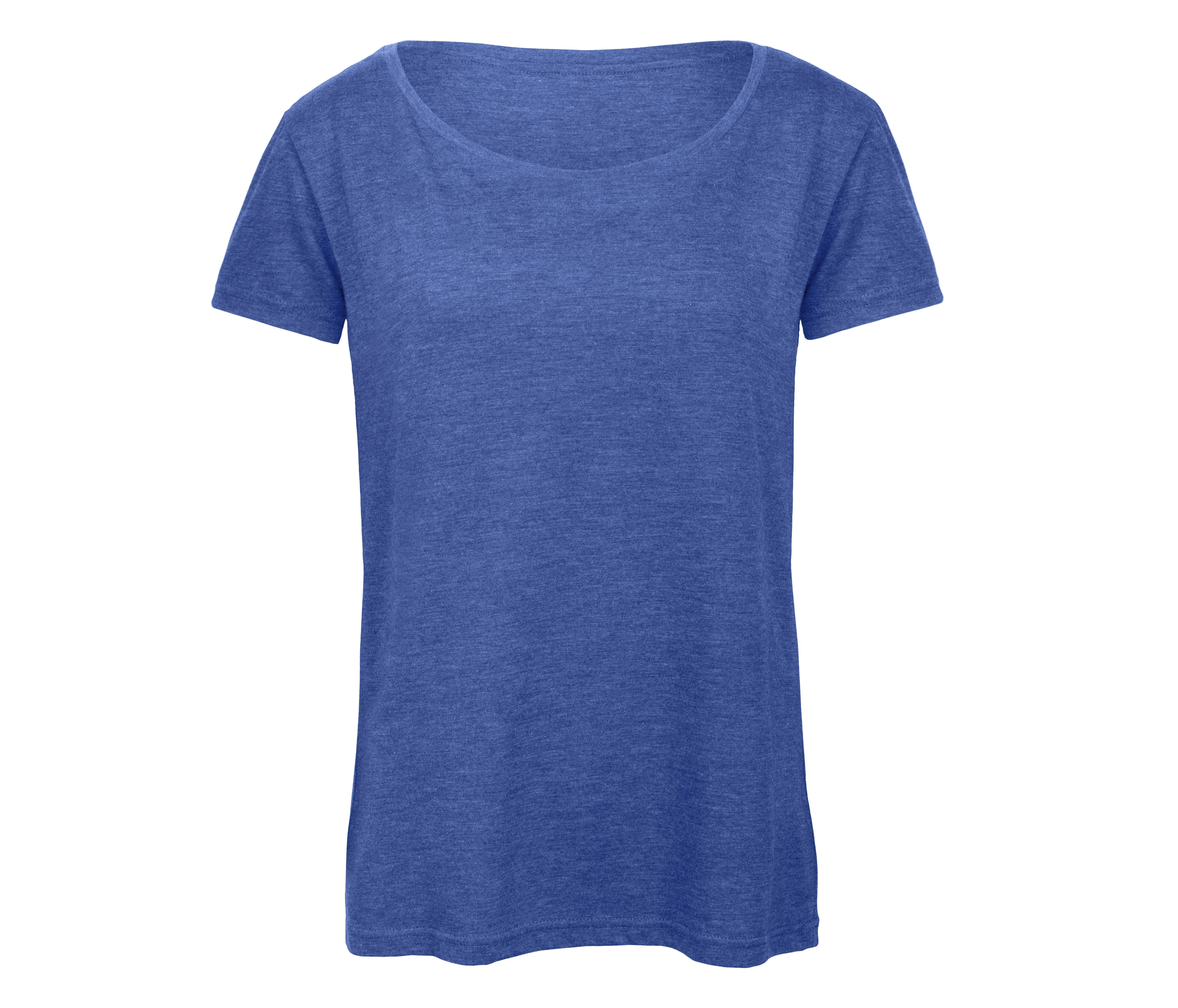 Tee-Shirt Femme Tri-Blend - Heather Royal Blue