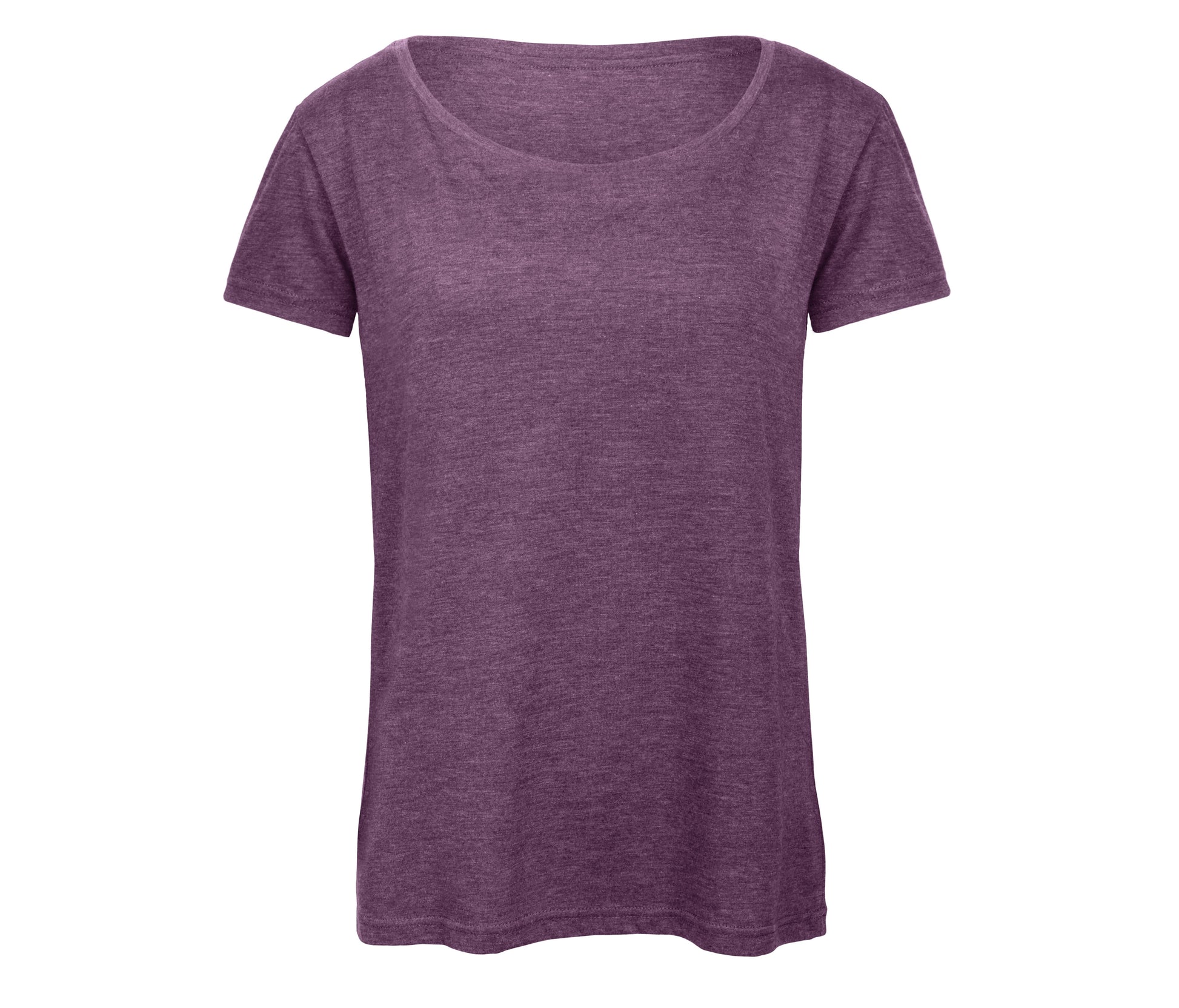 Tee-Shirt Femme Tri-Blend - Heather Purple