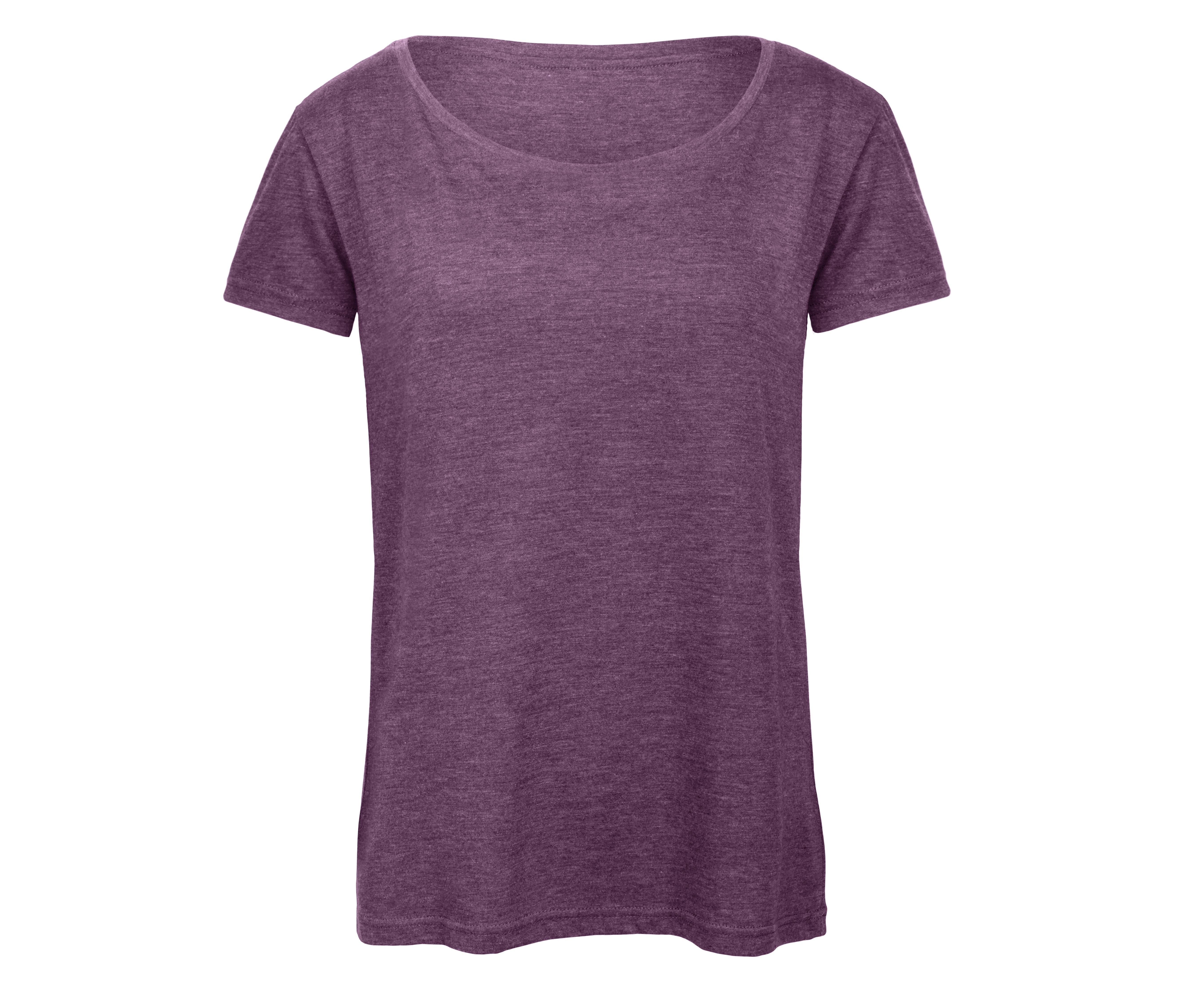 Tee-Shirt Femme Tri-Blend - Heather Purple