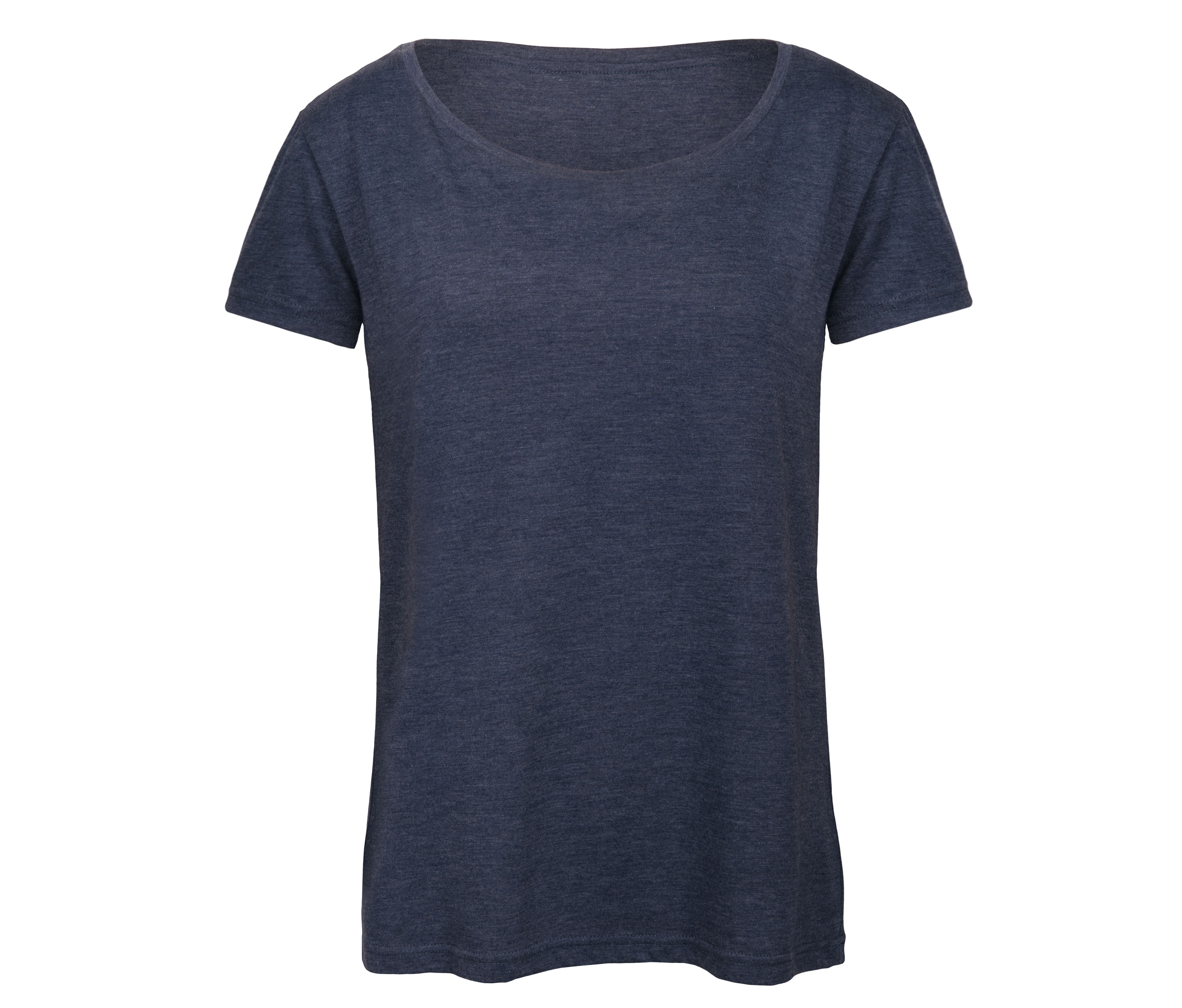 Tee-Shirt Femme Tri-Blend - Heather Navy