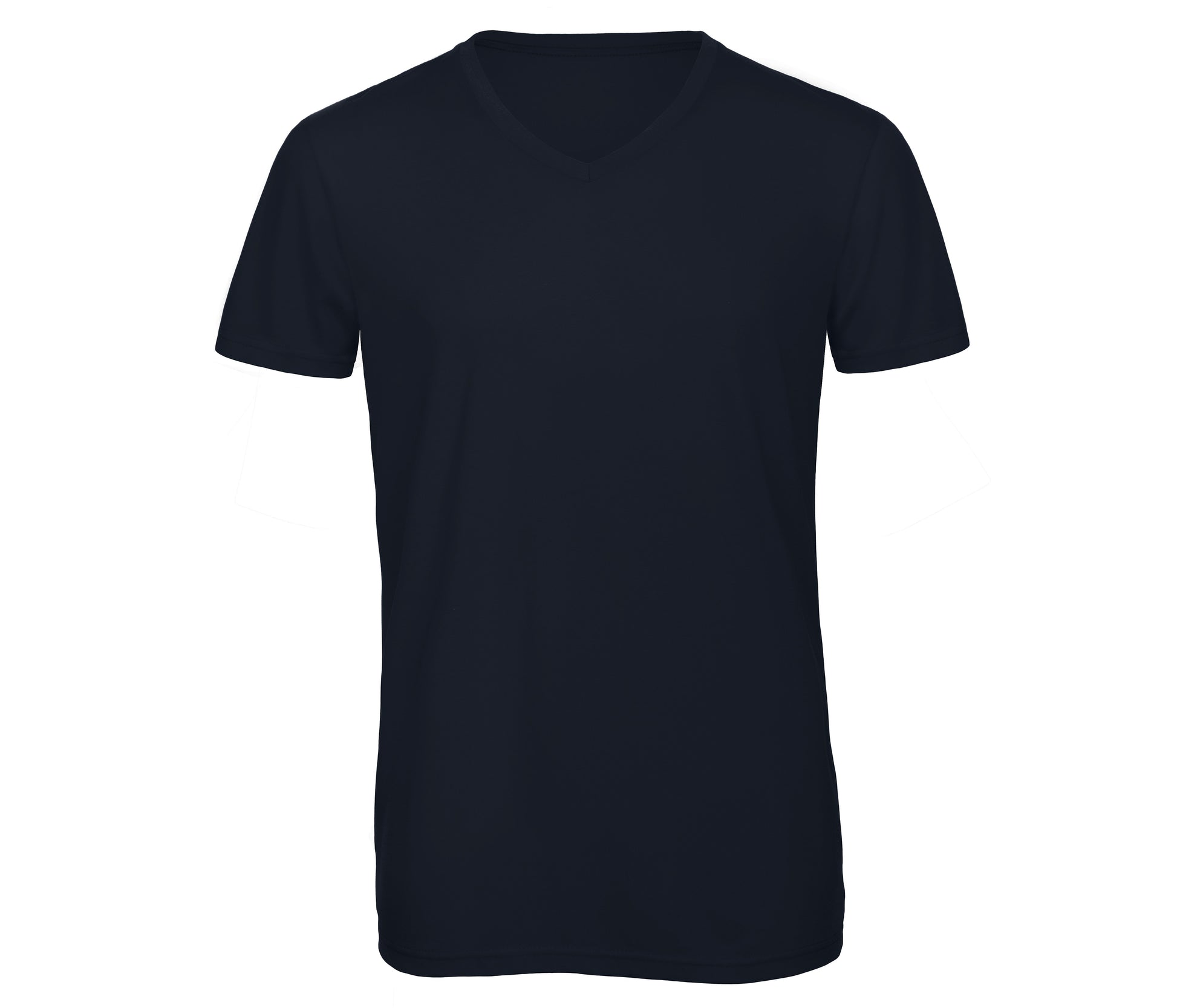 Tee-Shirt Col V Homme Tri-Blend - Navy
