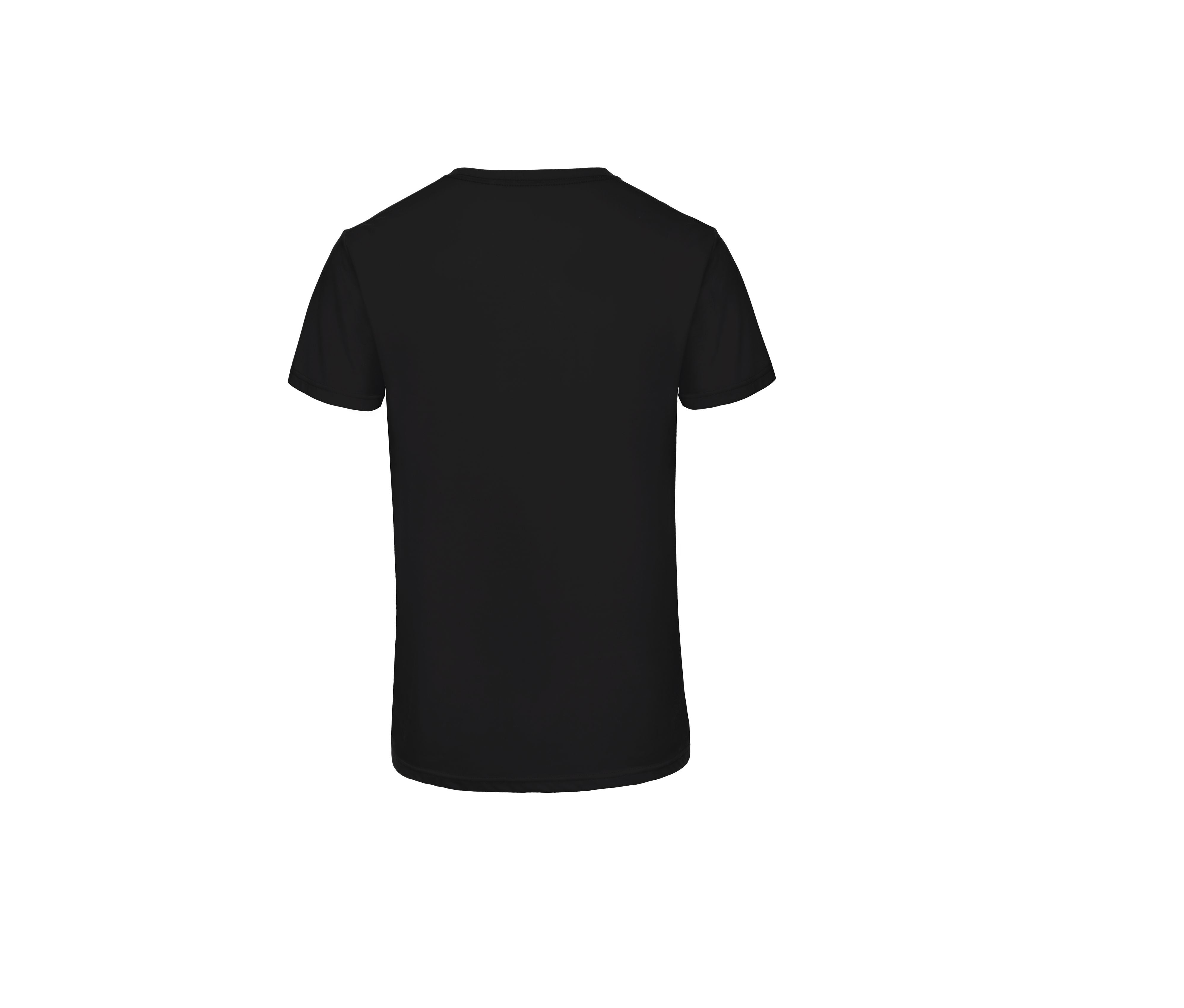 Tee-Shirt Col V Homme Tri-Blend - Black