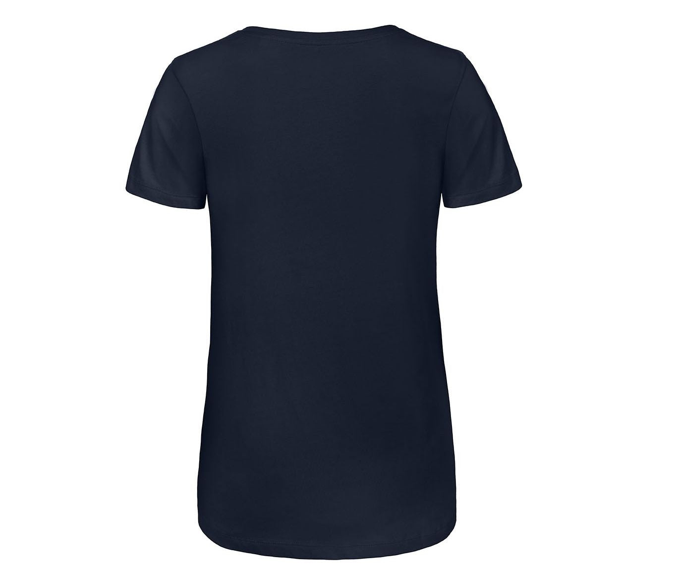 Tee-Shirt Col V Femme Tri-Blend - Navy