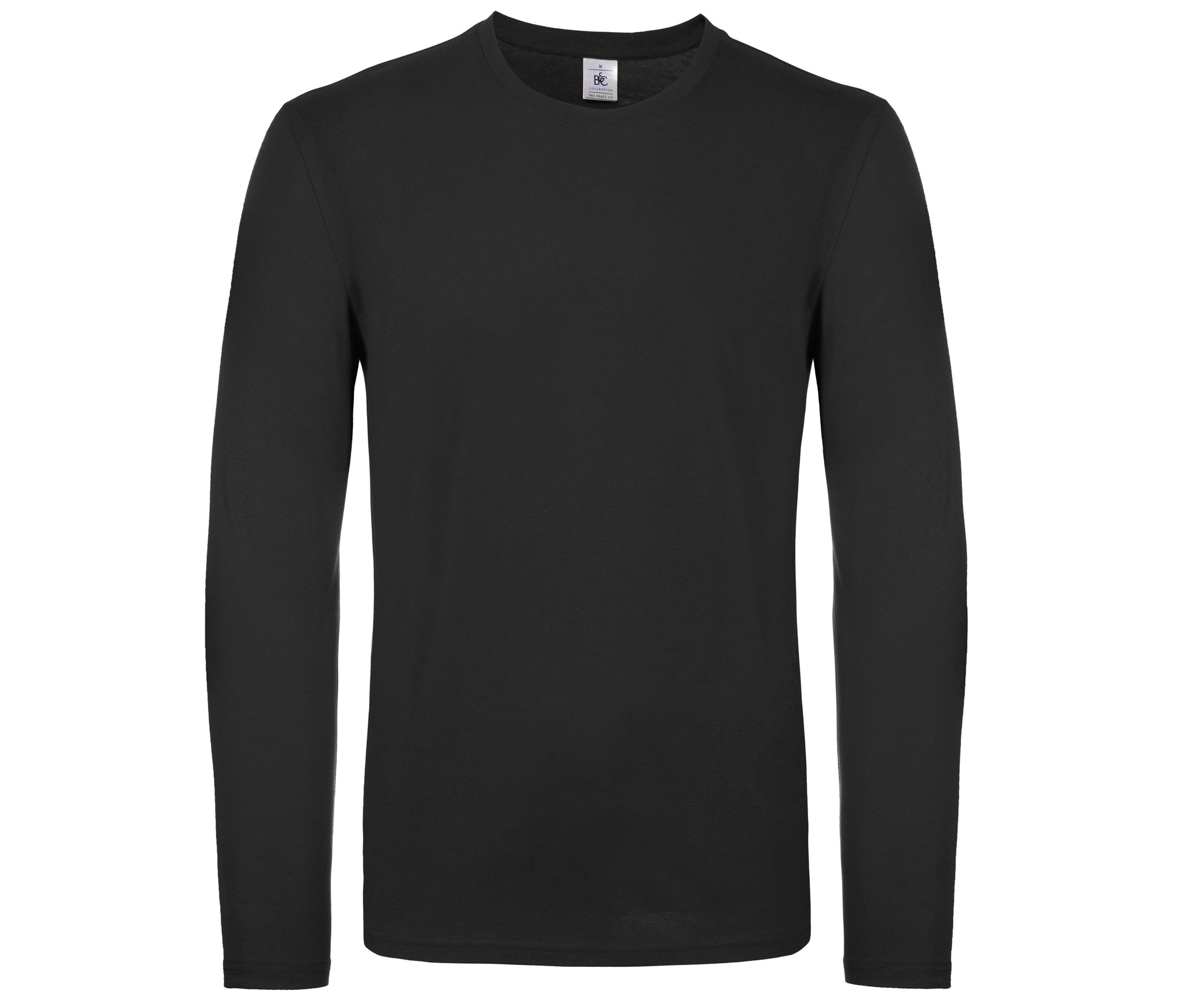 Tee-Shirt Homme Manches Longues - Black