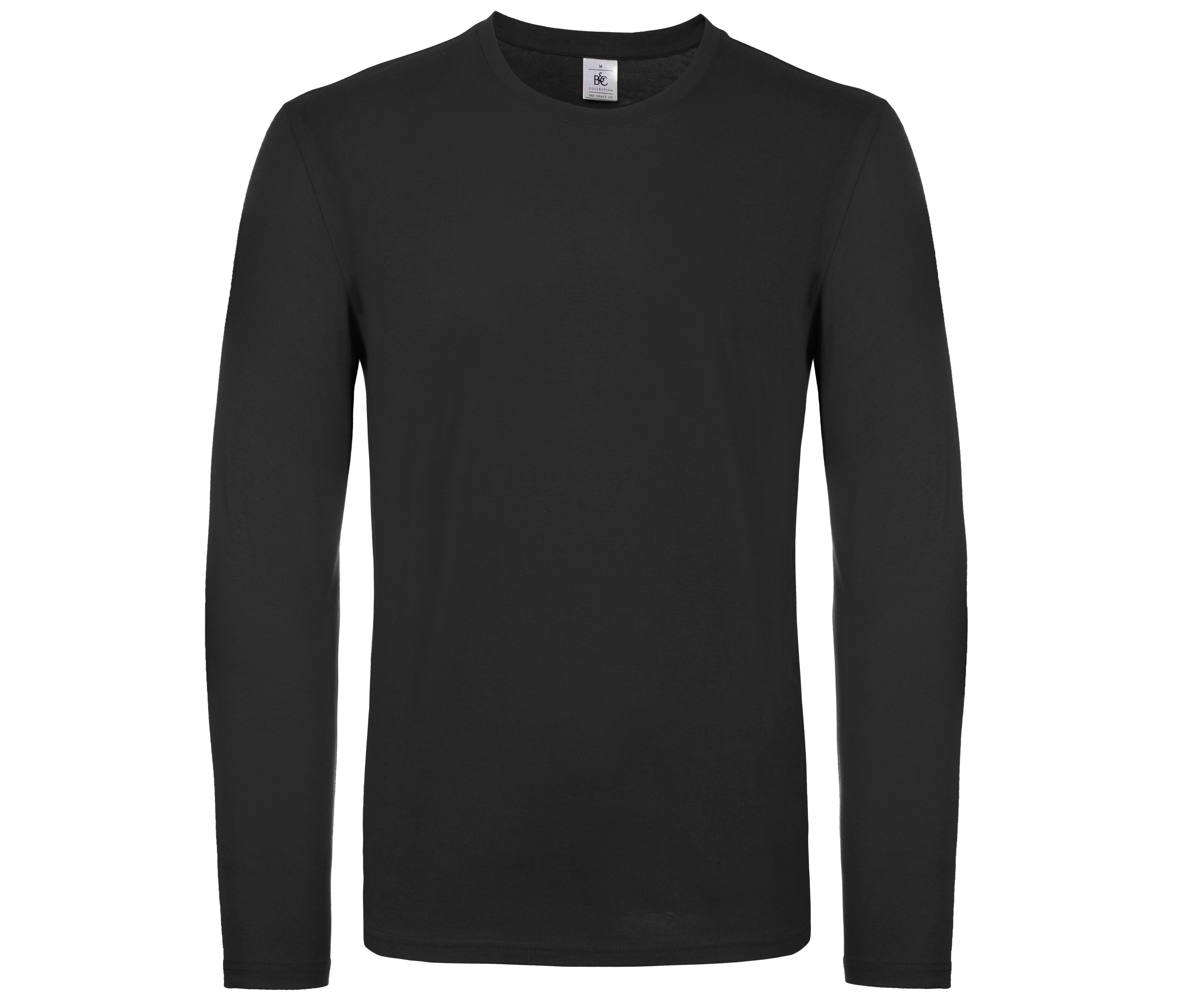 Tee-Shirt Homme Manches Longues - Black