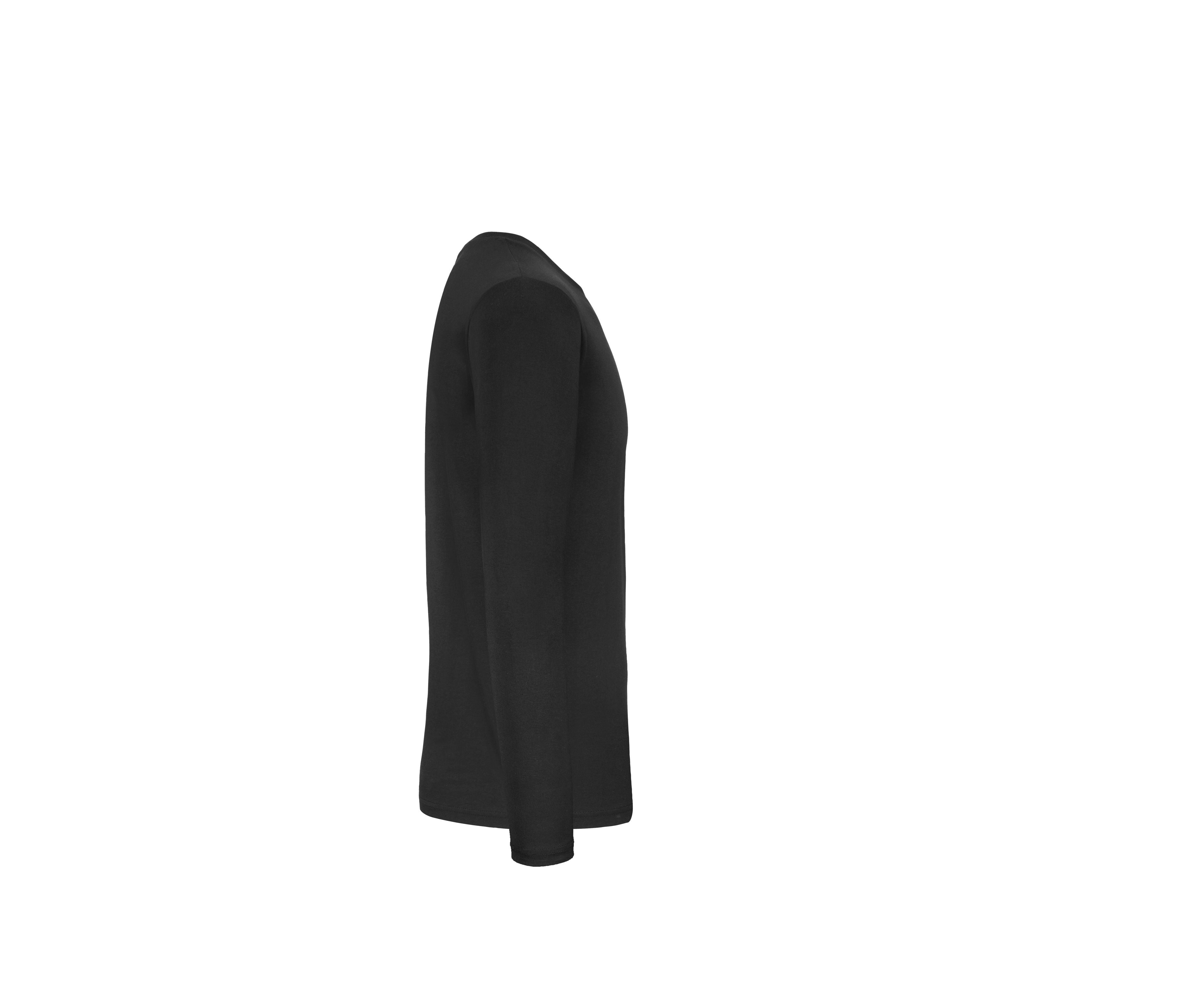 Tee-Shirt Homme Manches Longues - Black