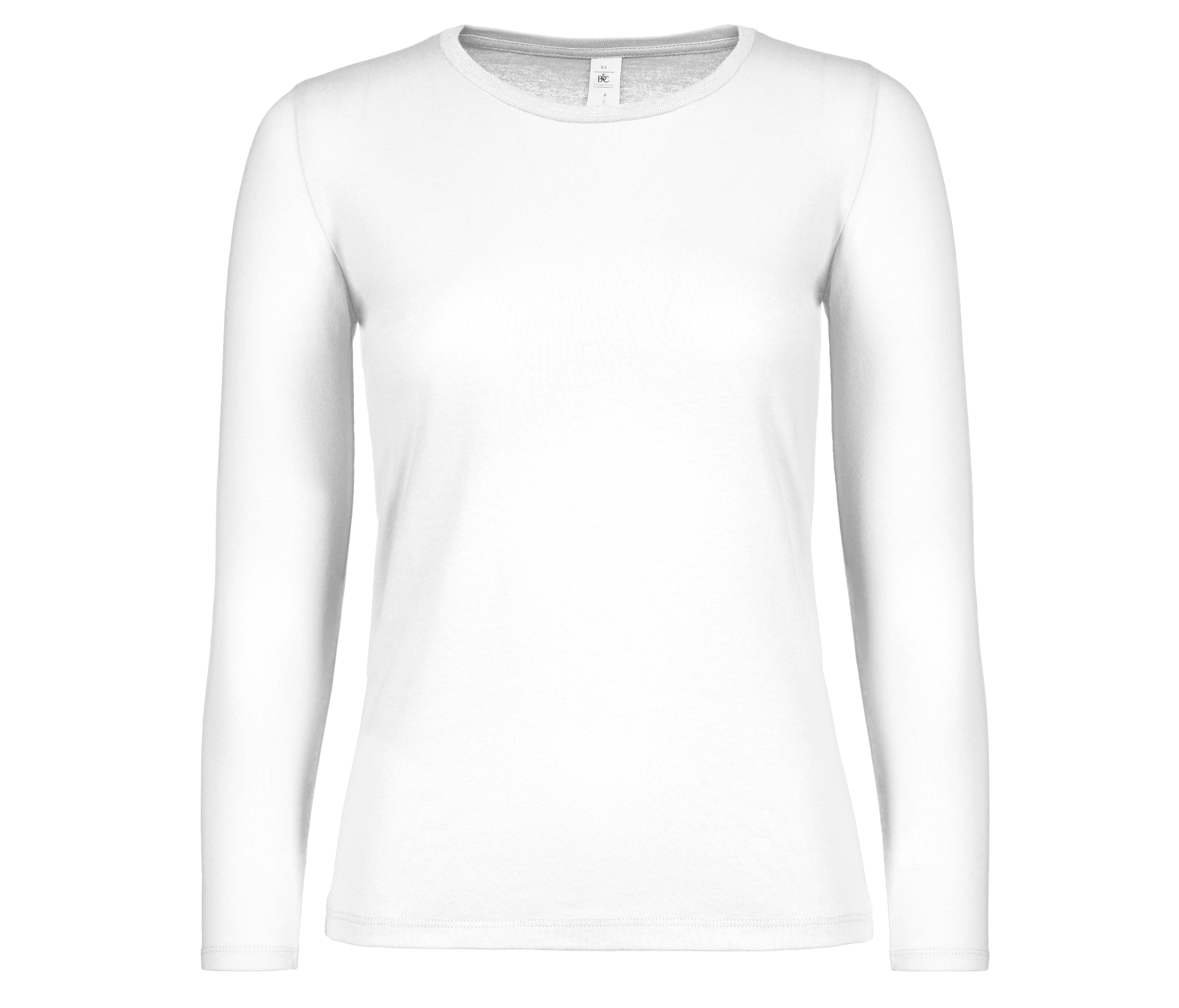 Tee-Shirt Femme Manches Longues - White