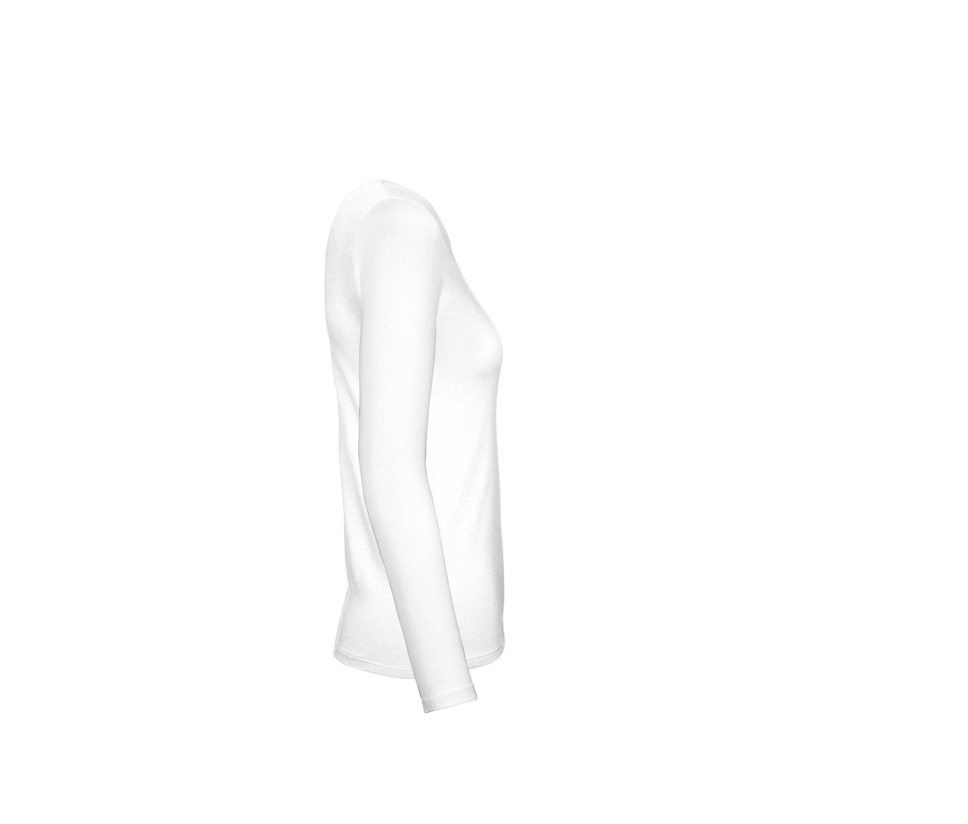 Tee-Shirt Femme Manches Longues - White