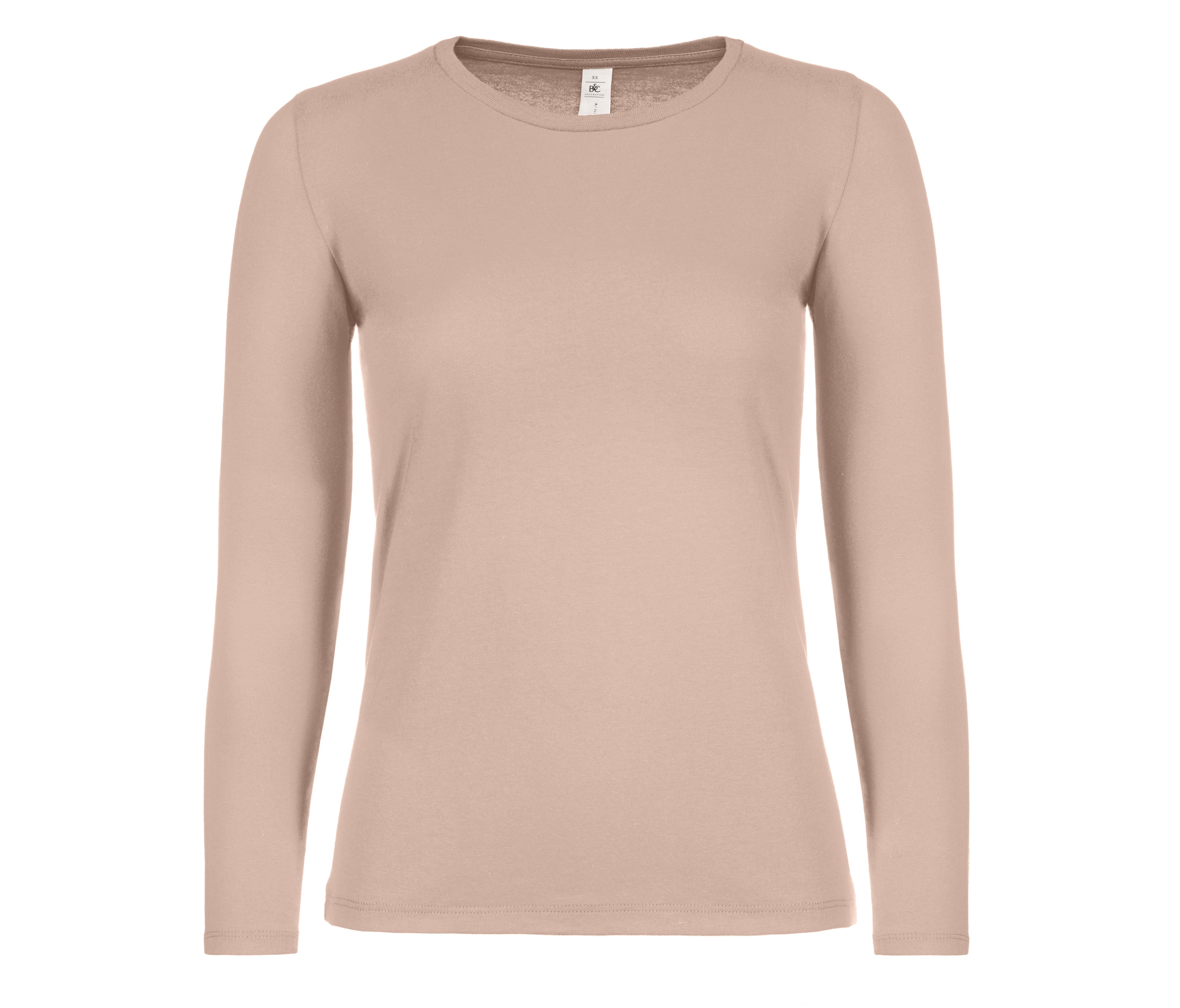 Tee-Shirt Femme Manches Longues - Millennial Pink