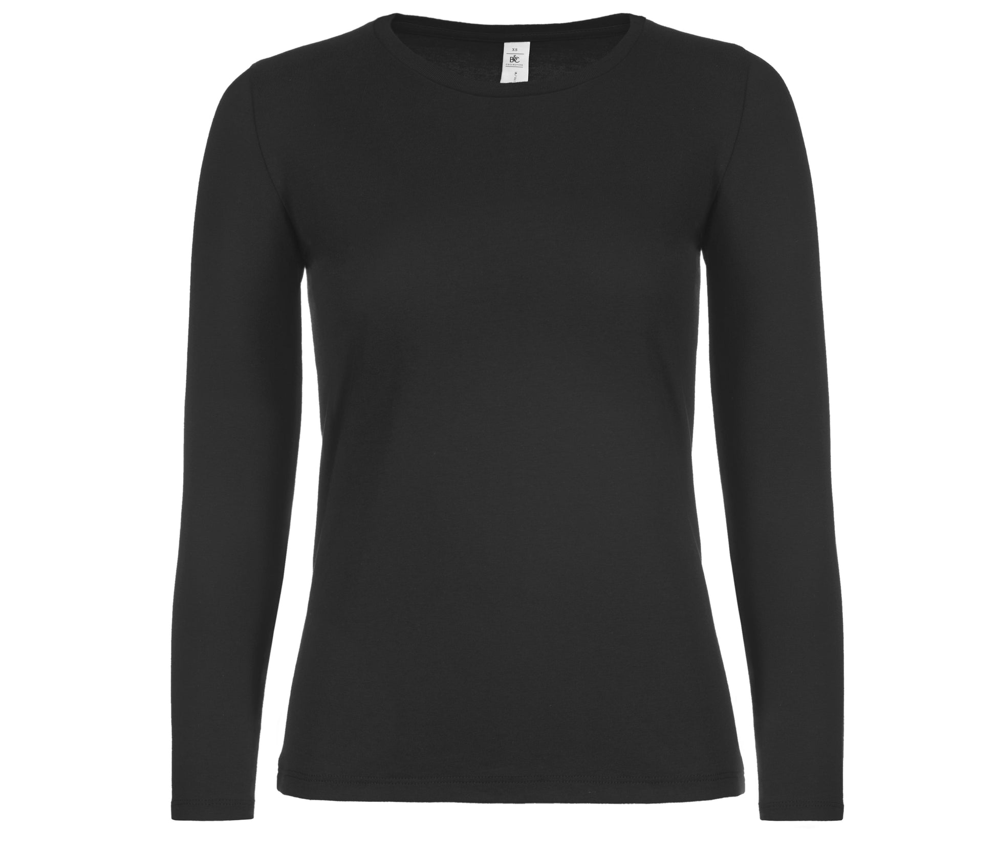 Tee-Shirt Femme Manches Longues - Black