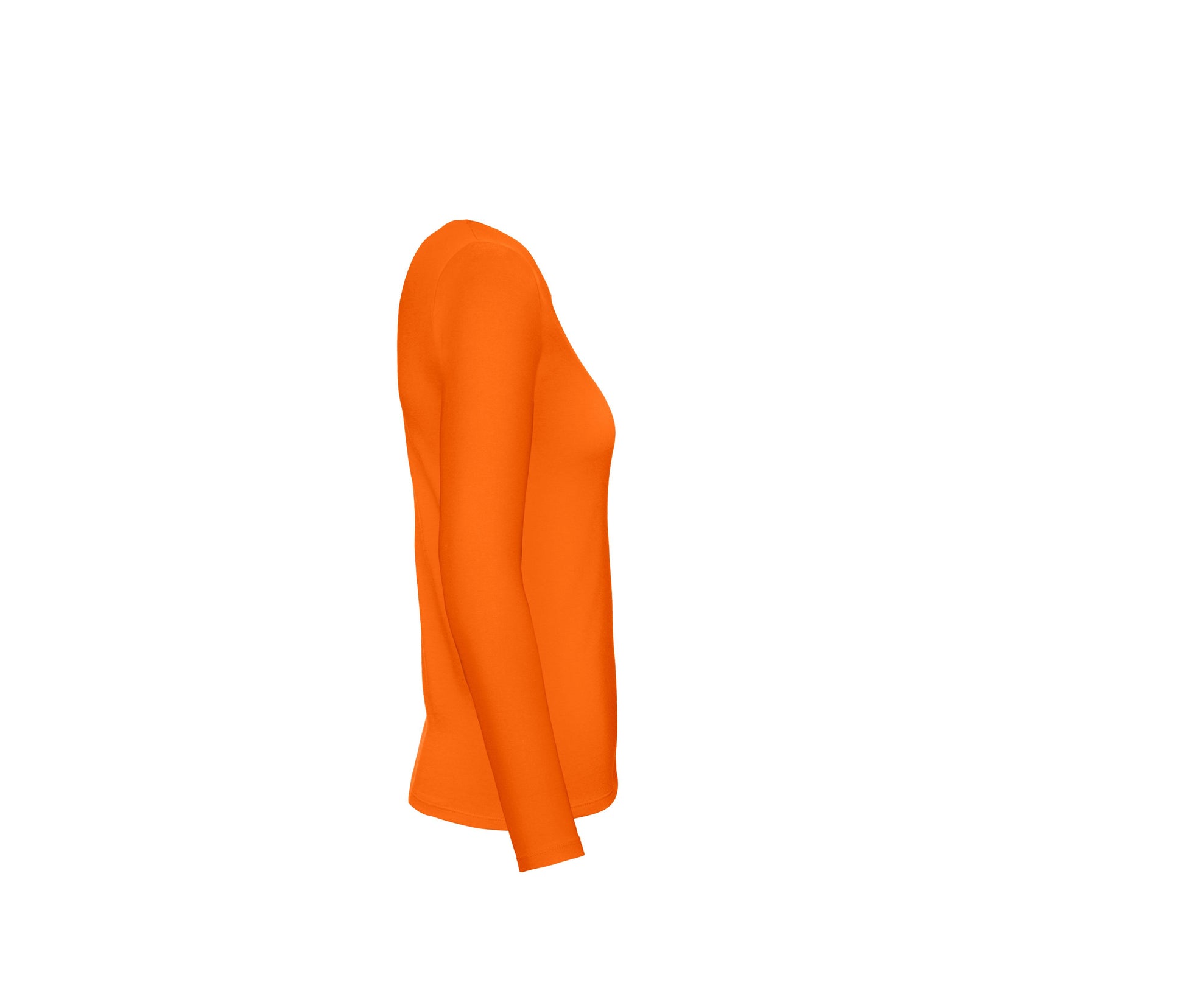 Tee-Shirt Femme Manches Longues - Orange