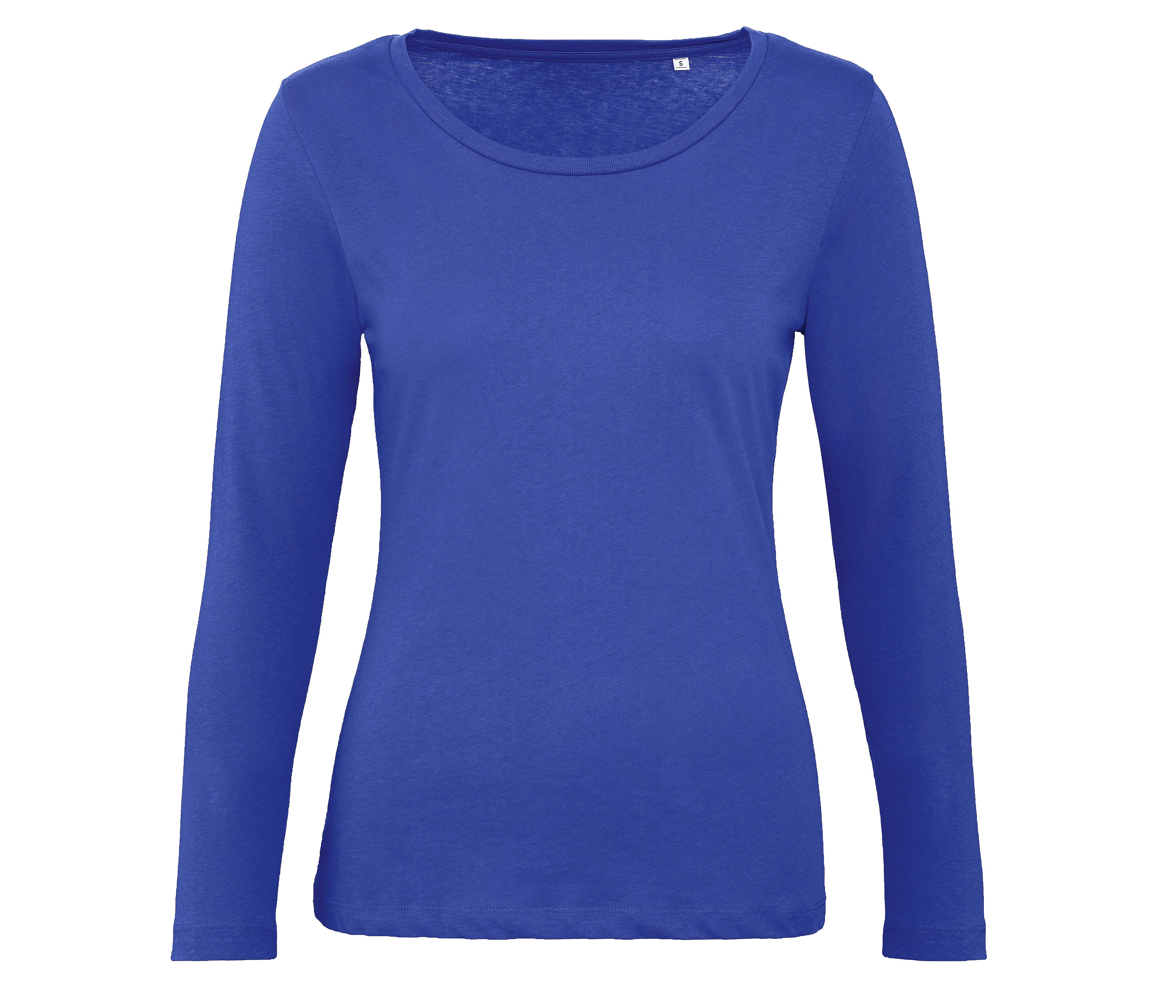 Tee-Shirt Coton Bio Femme Lsl - Cobalt Blue