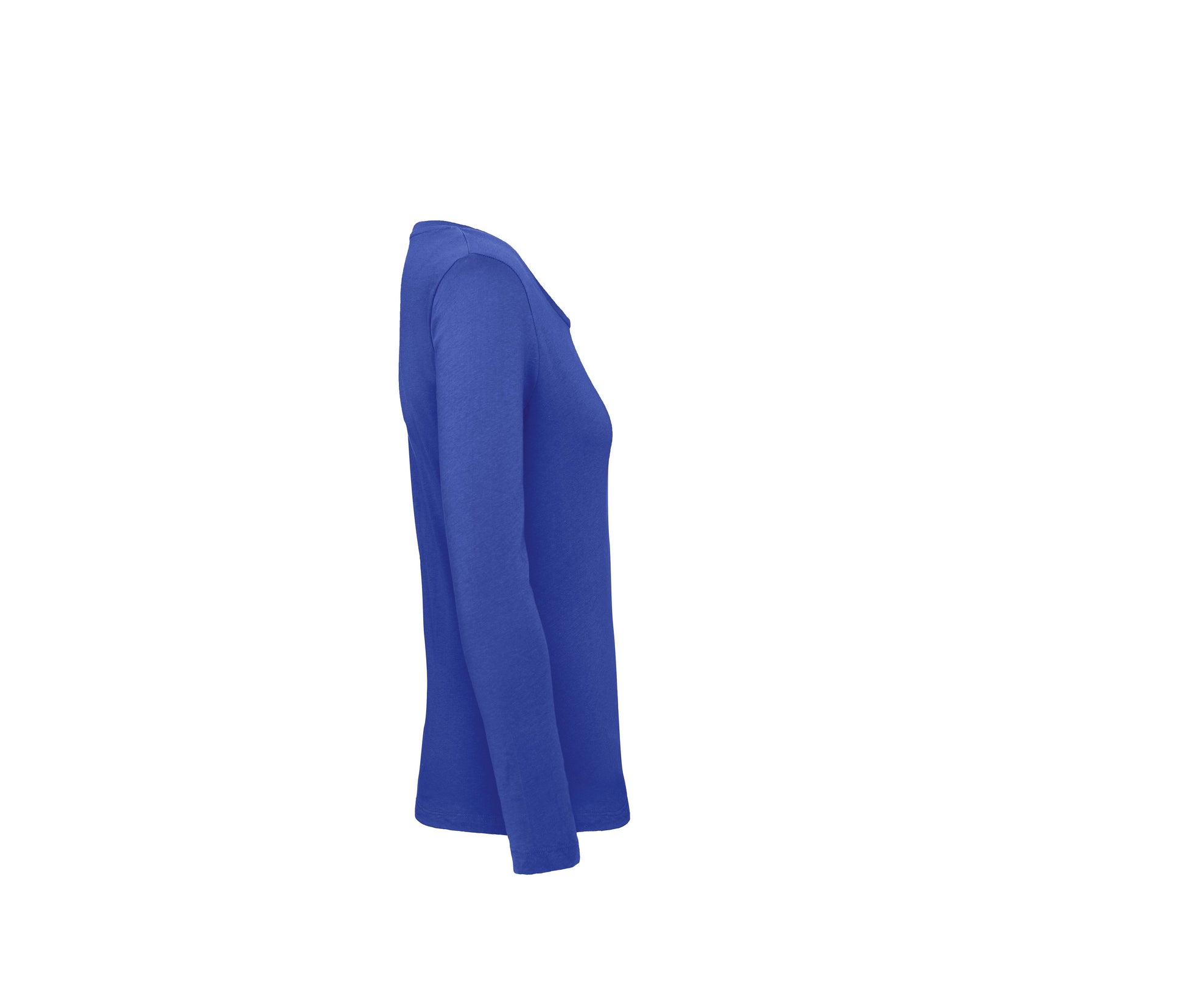 Tee-Shirt Coton Bio Femme Lsl - Cobalt Blue