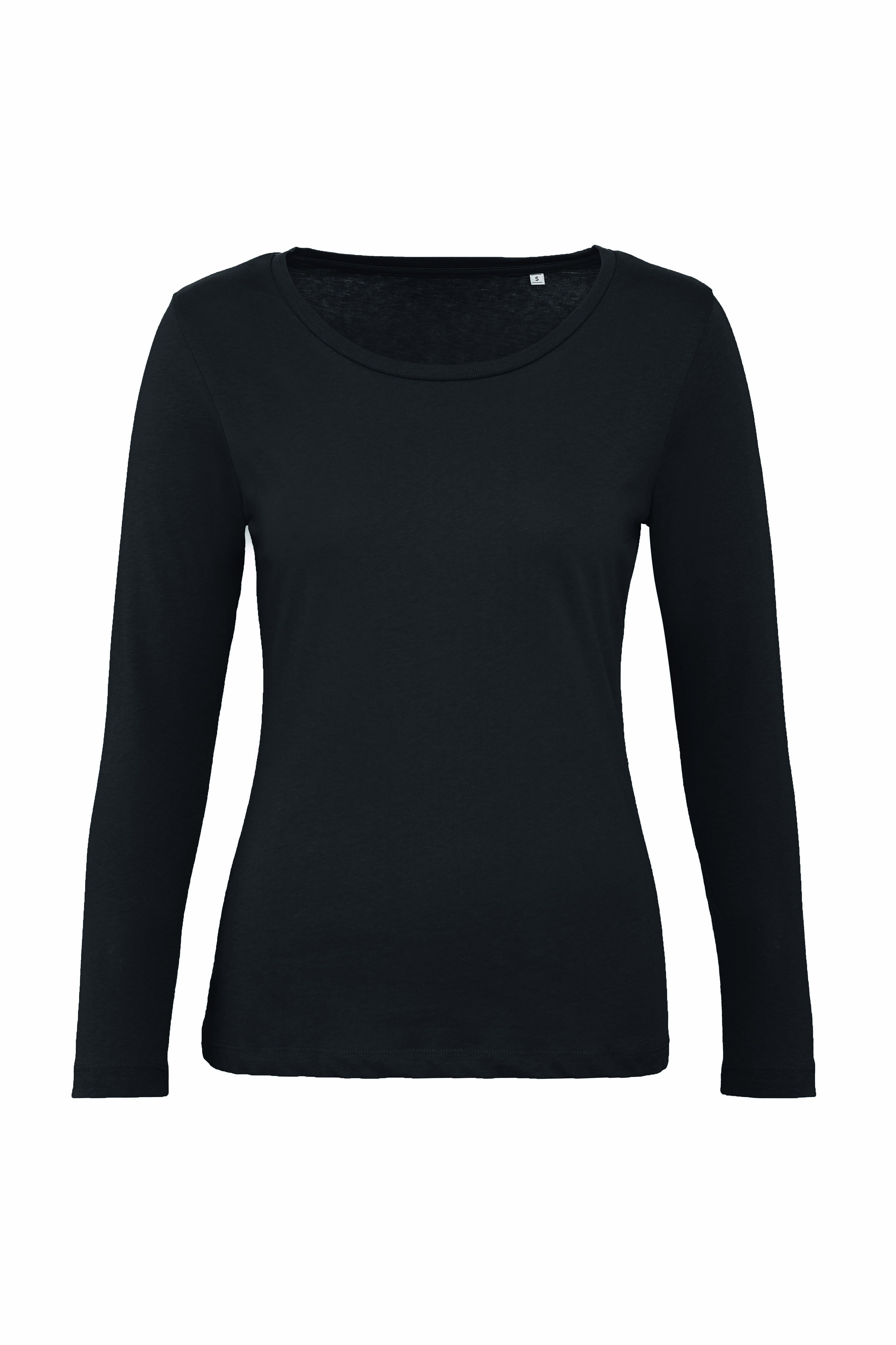 Tee-Shirt Coton Bio Femme Lsl - Black