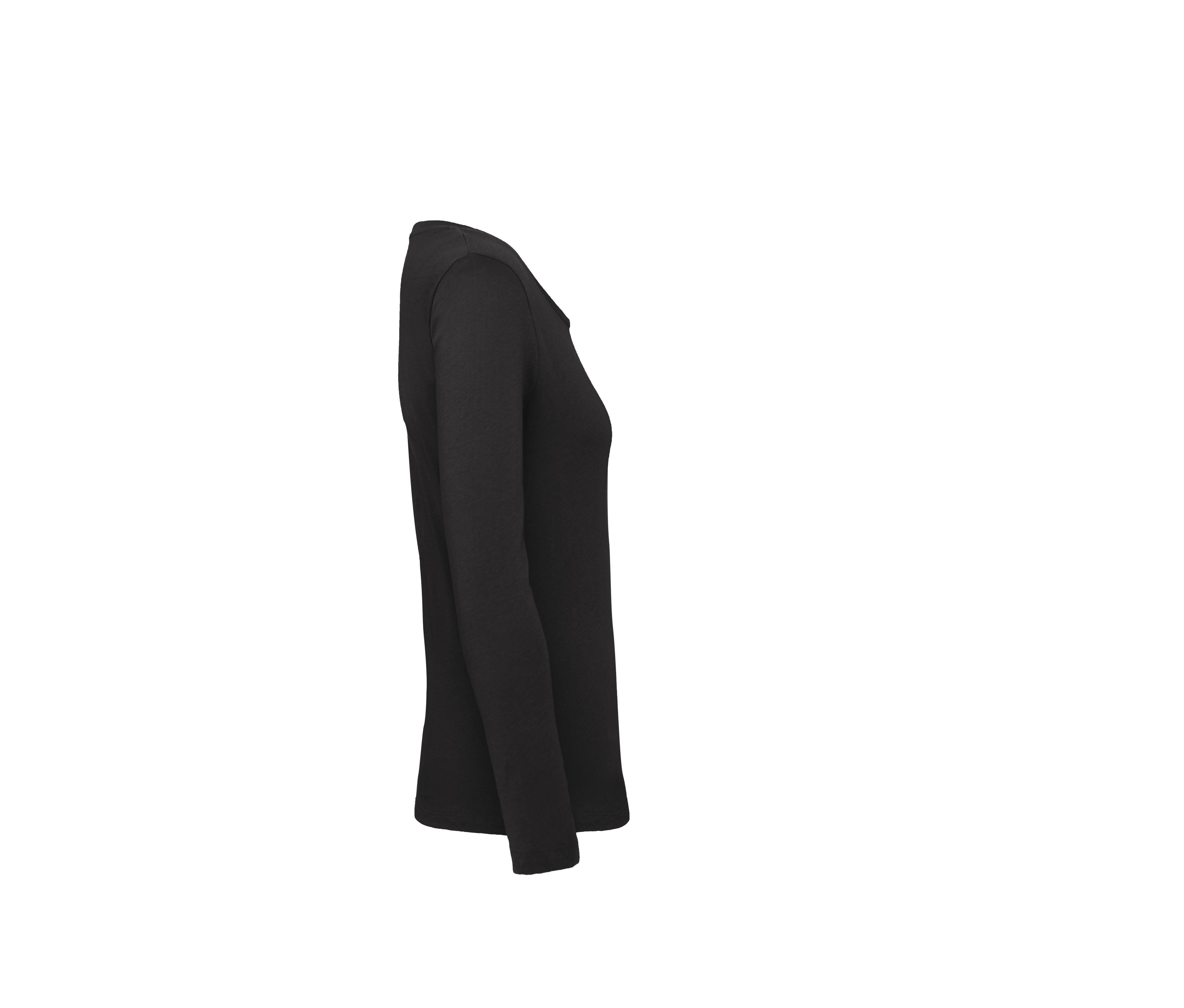 Tee-Shirt Coton Bio Femme Lsl - Black