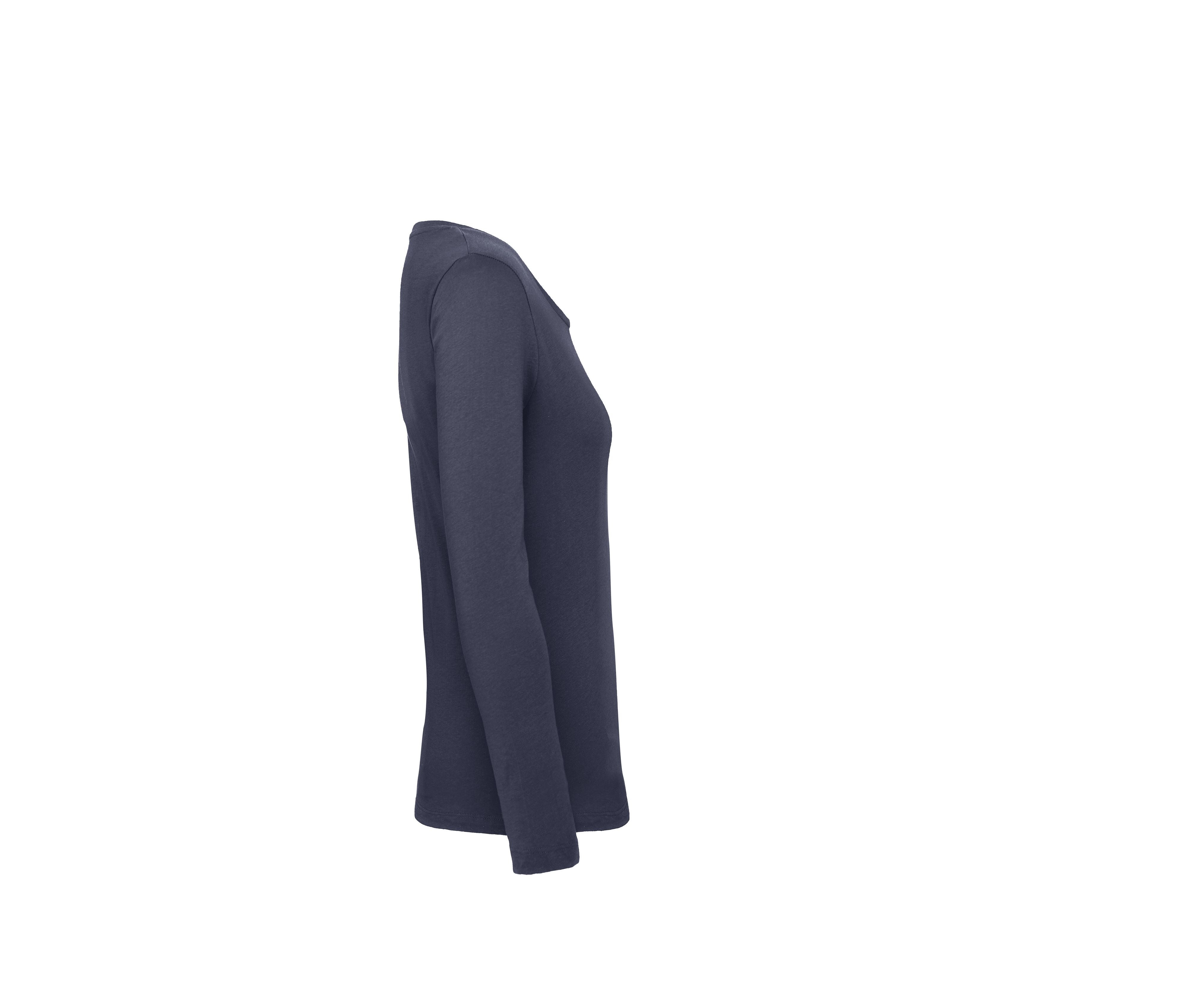Tee-Shirt Coton Bio Femme Lsl - Navy Blue