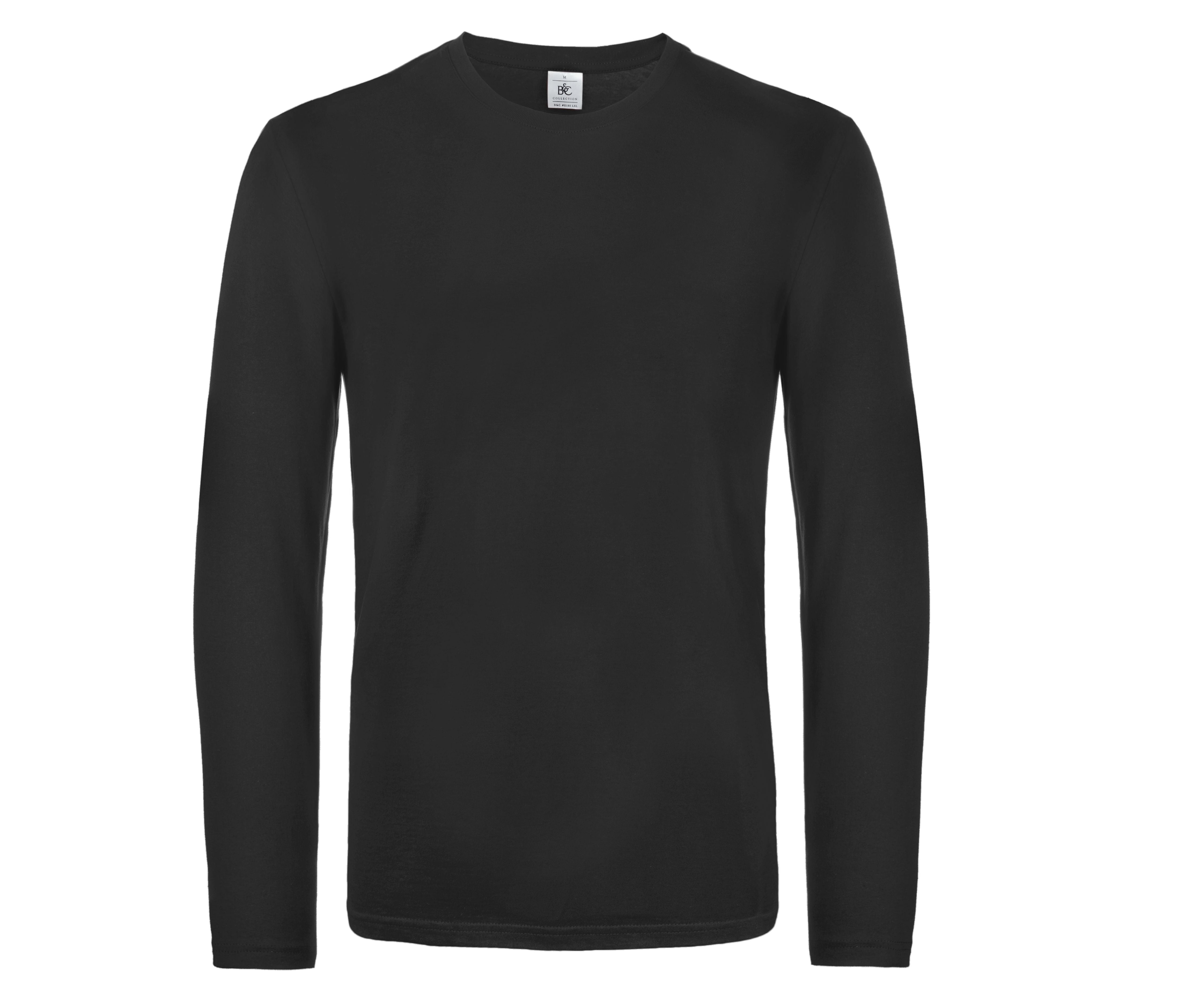 Tee-Shirt Homme Manches Longues - Black