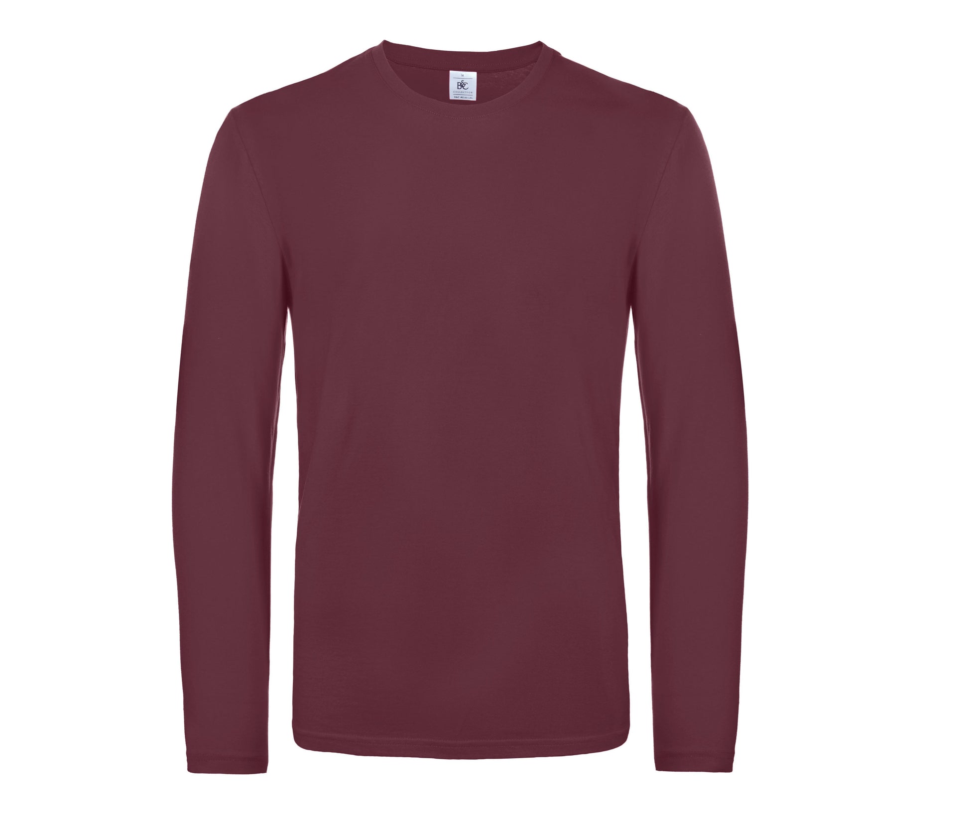 Tee-Shirt Homme Manches Longues - Burgundy