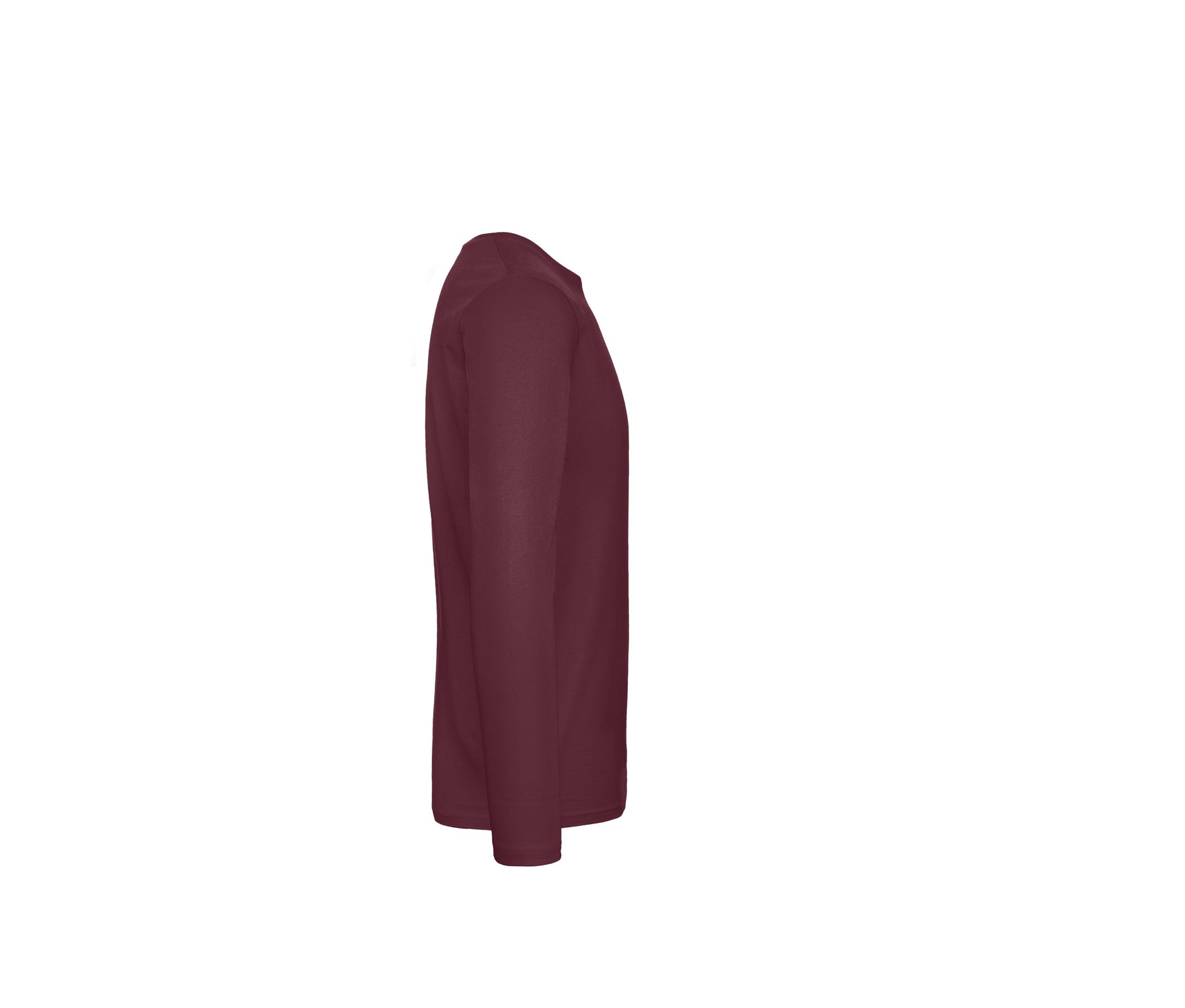 Tee-Shirt Homme Manches Longues - Burgundy