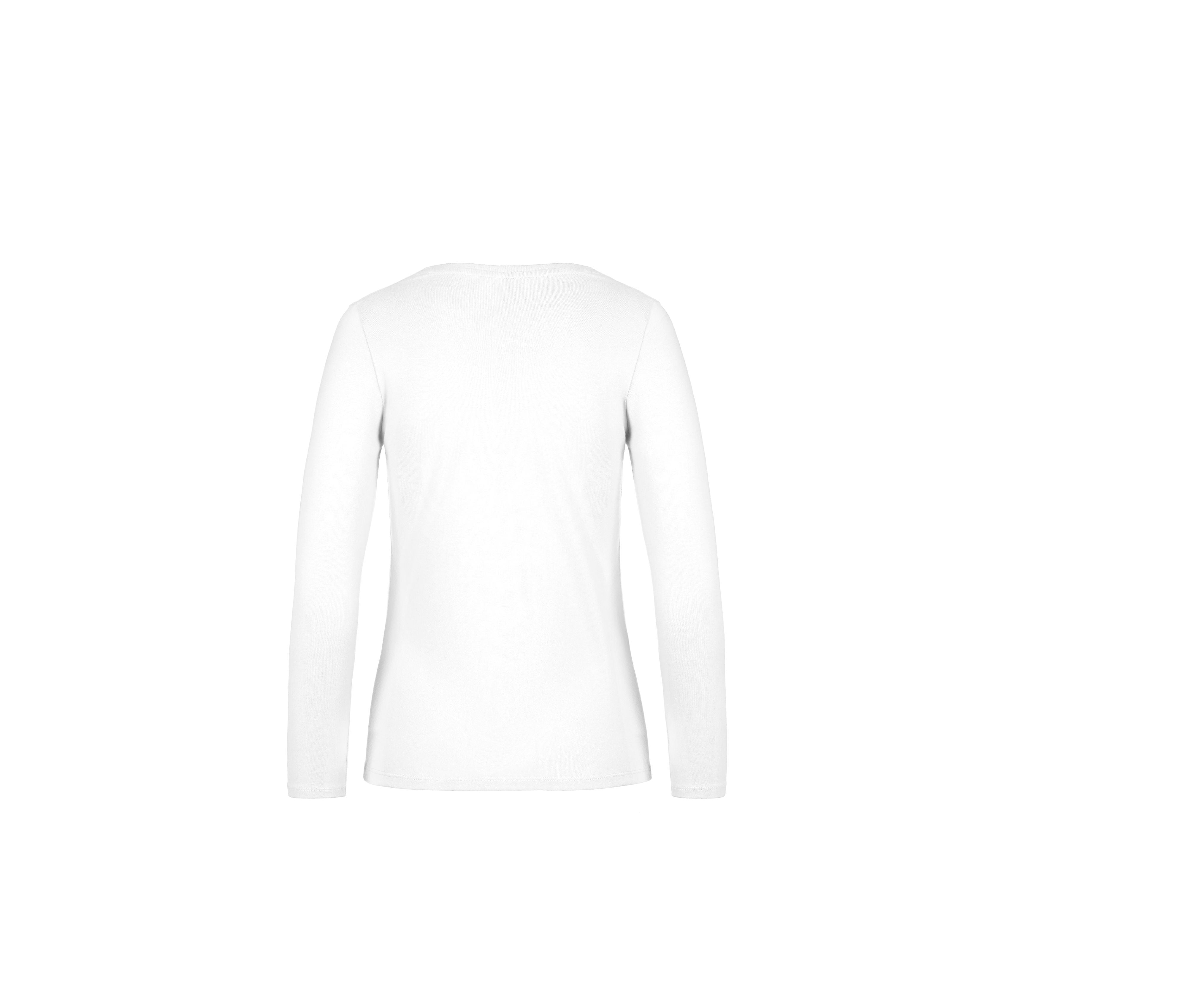 Tee-Shirt Femme Manches Longues - White