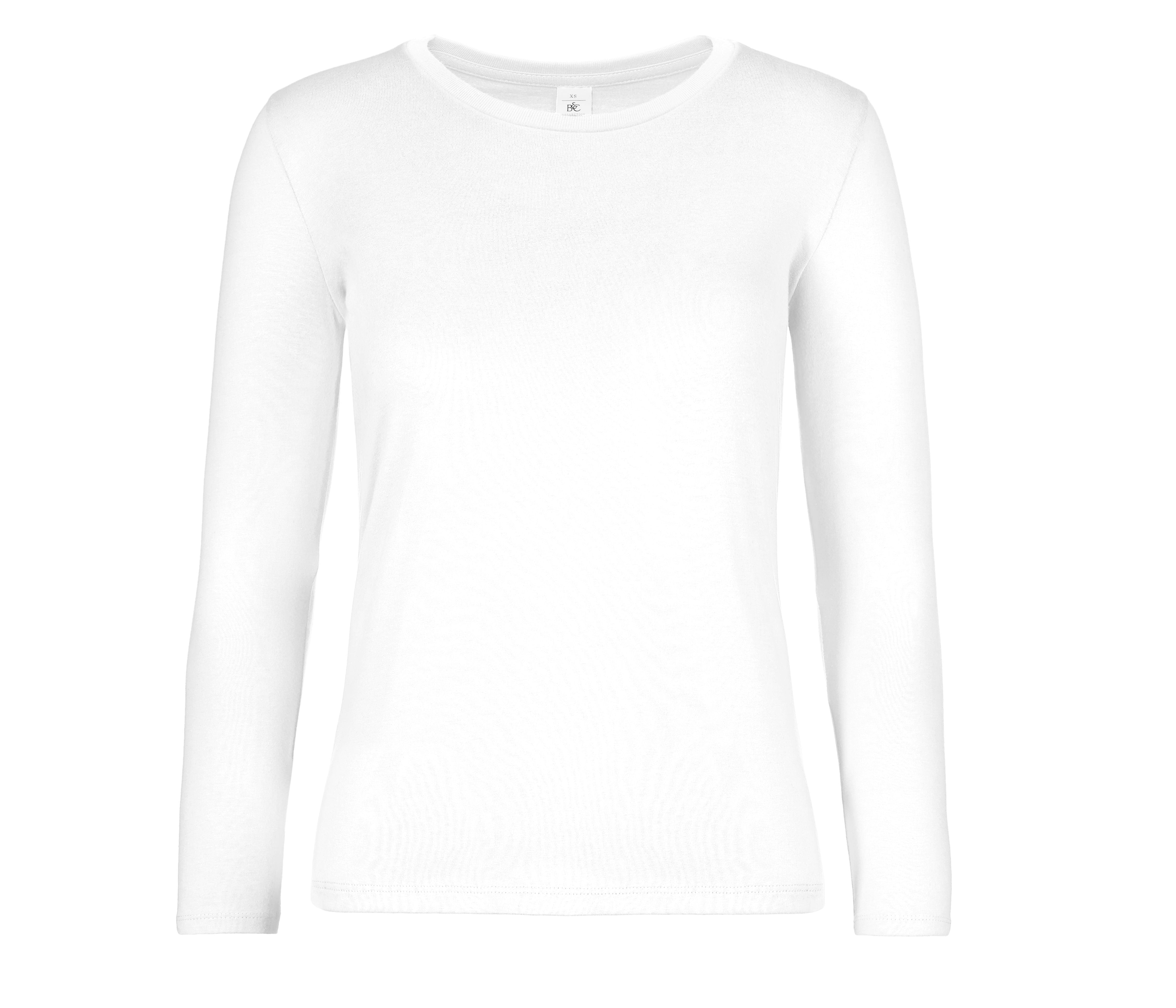 Tee-Shirt Femme Manches Longues - White