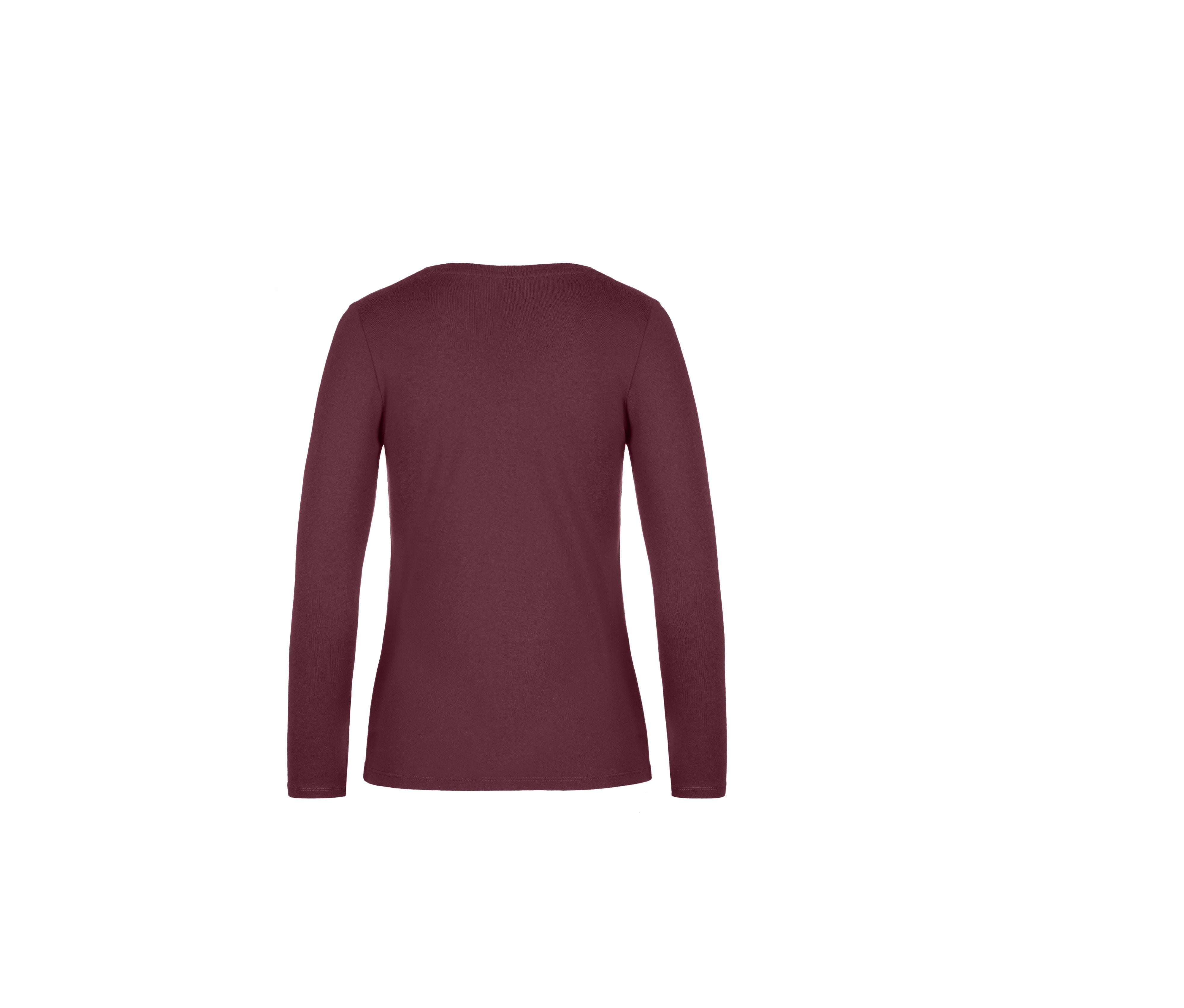 Tee-Shirt Femme Manches Longues - Burgundy