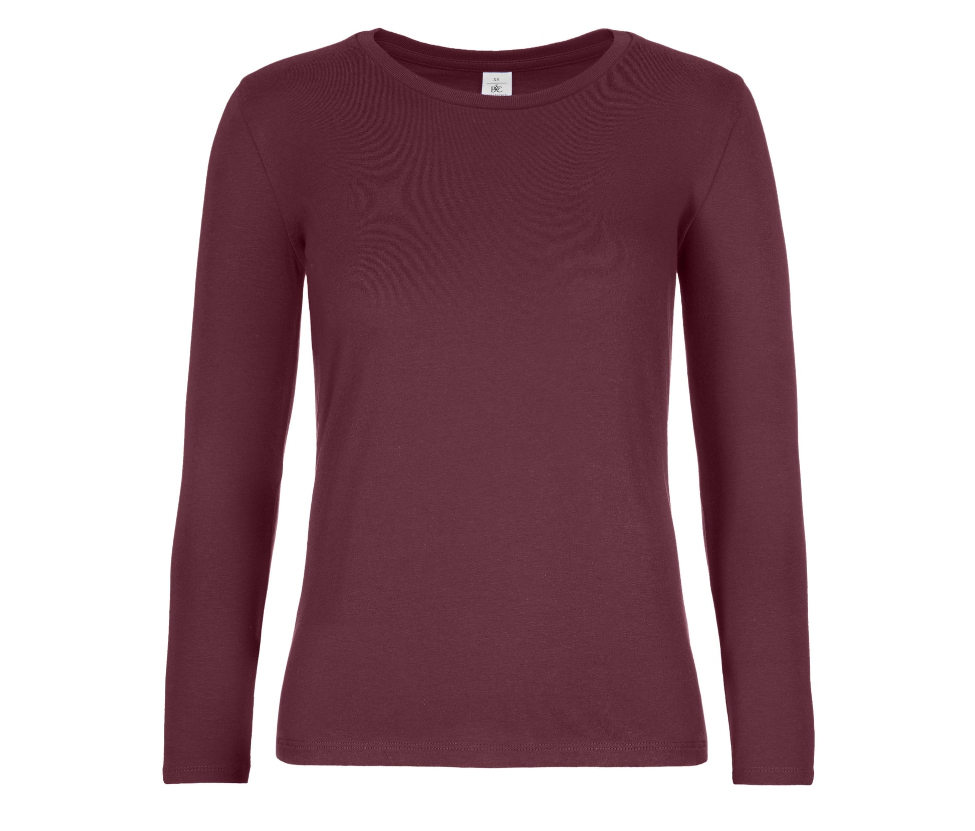 Tee-Shirt Femme Manches Longues - Burgundy