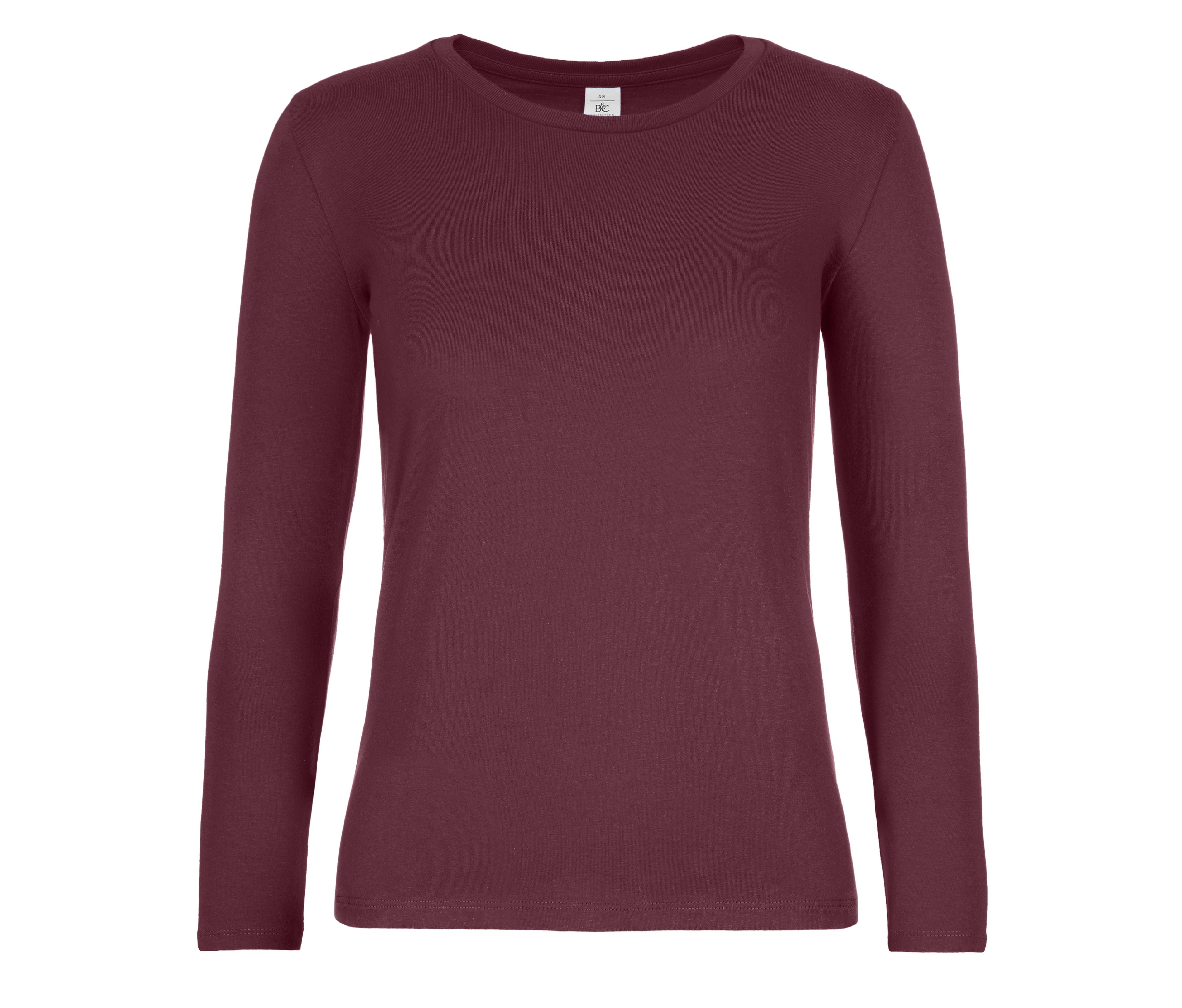 Tee-Shirt Femme Manches Longues - Burgundy