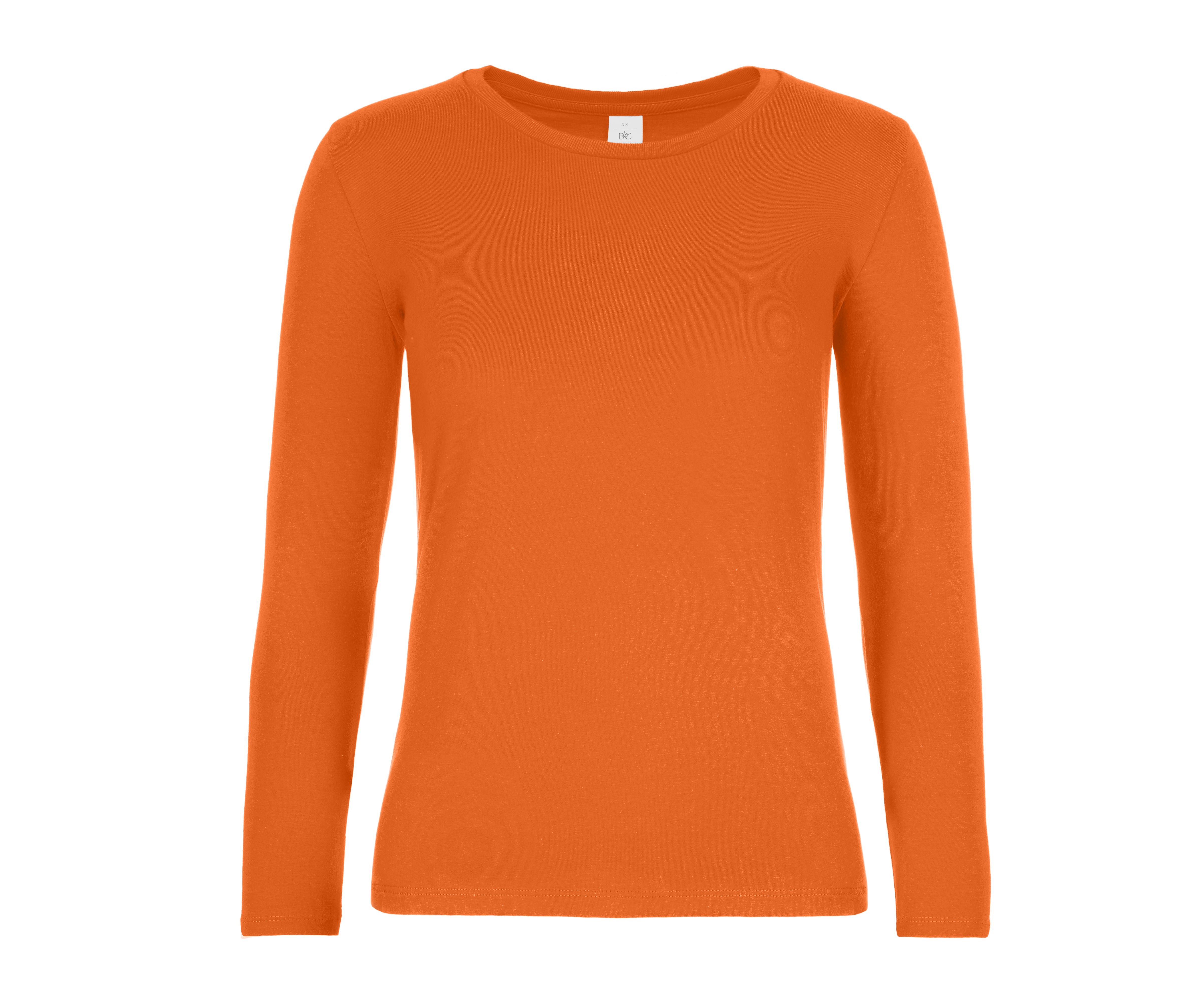 Tee-Shirt Femme Manches Longues - Urban Orange