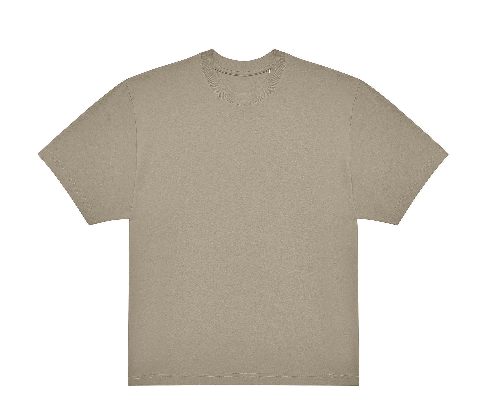 Tee-Shirt Oversize Lourd Unisexe - Mastic