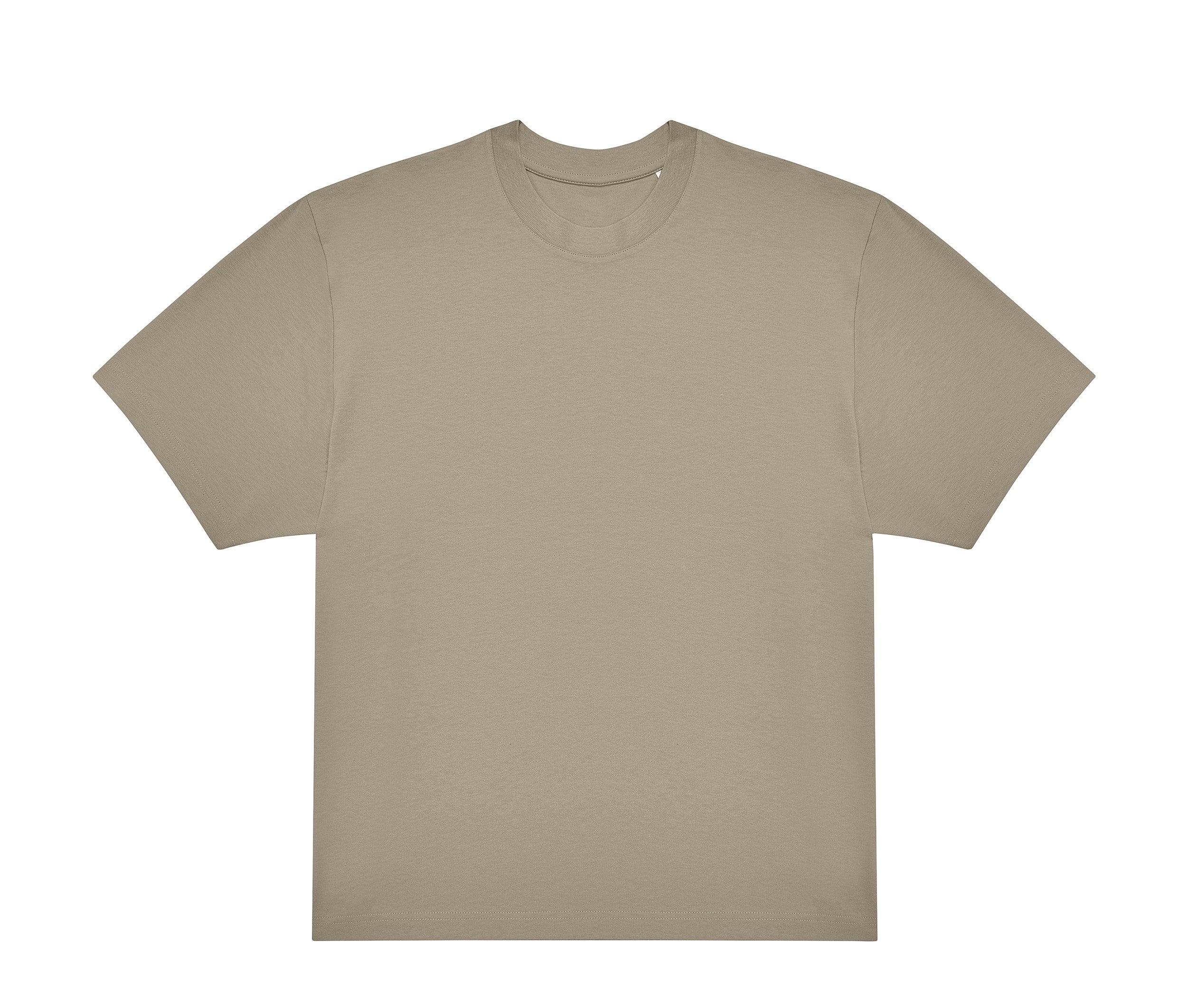 Tee-Shirt Oversize Lourd Unisexe - Mastic