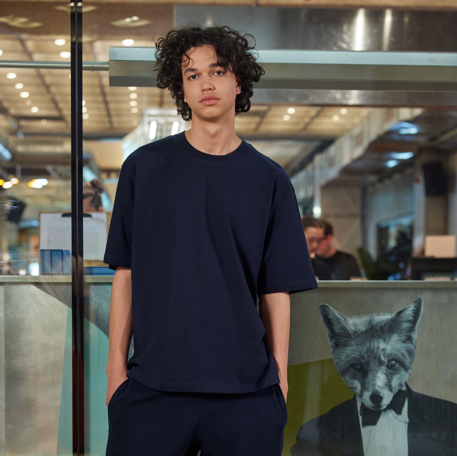 Tee-shirt oversize lourd unisexe