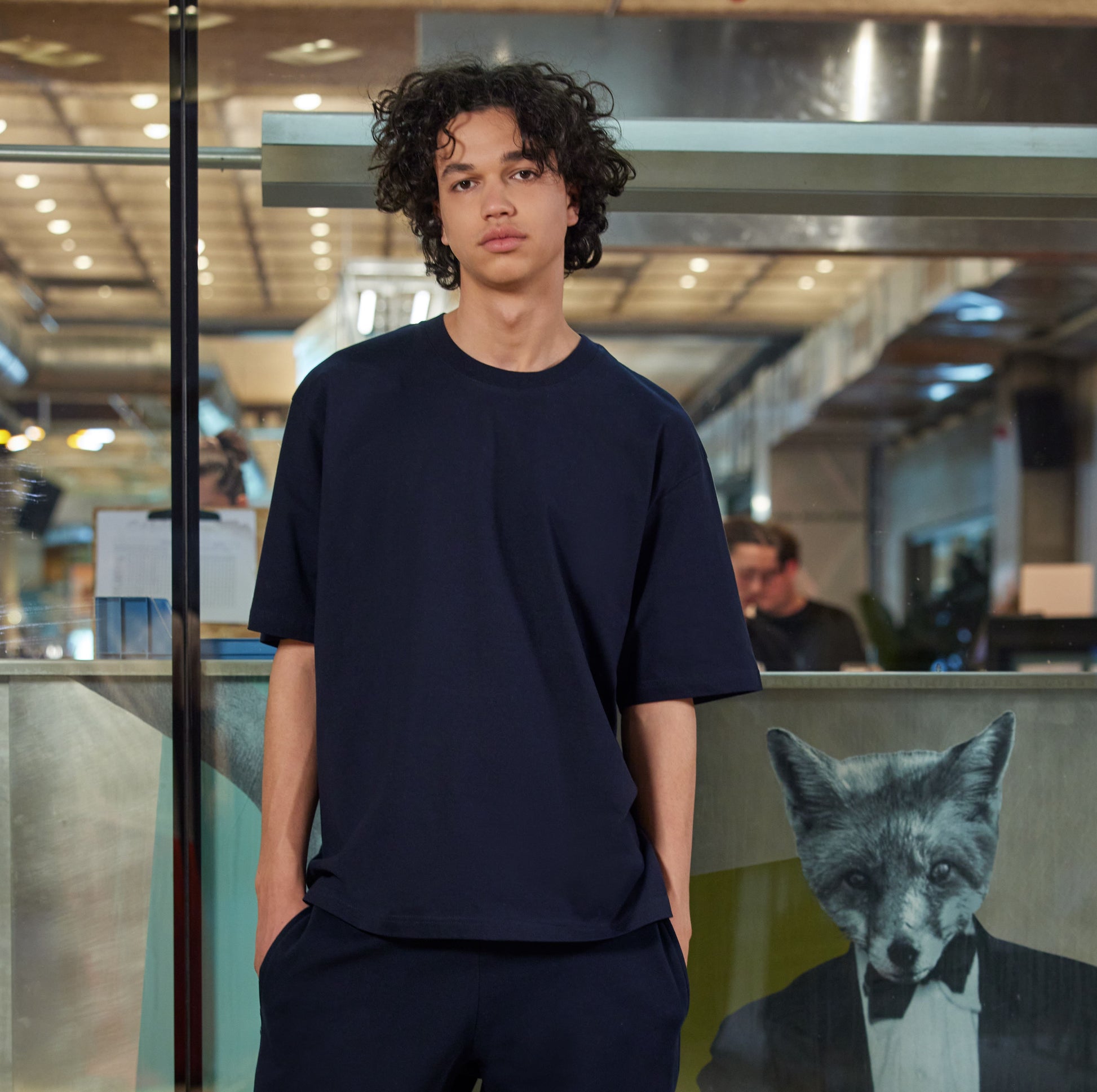 Tee-shirt oversize lourd unisexe