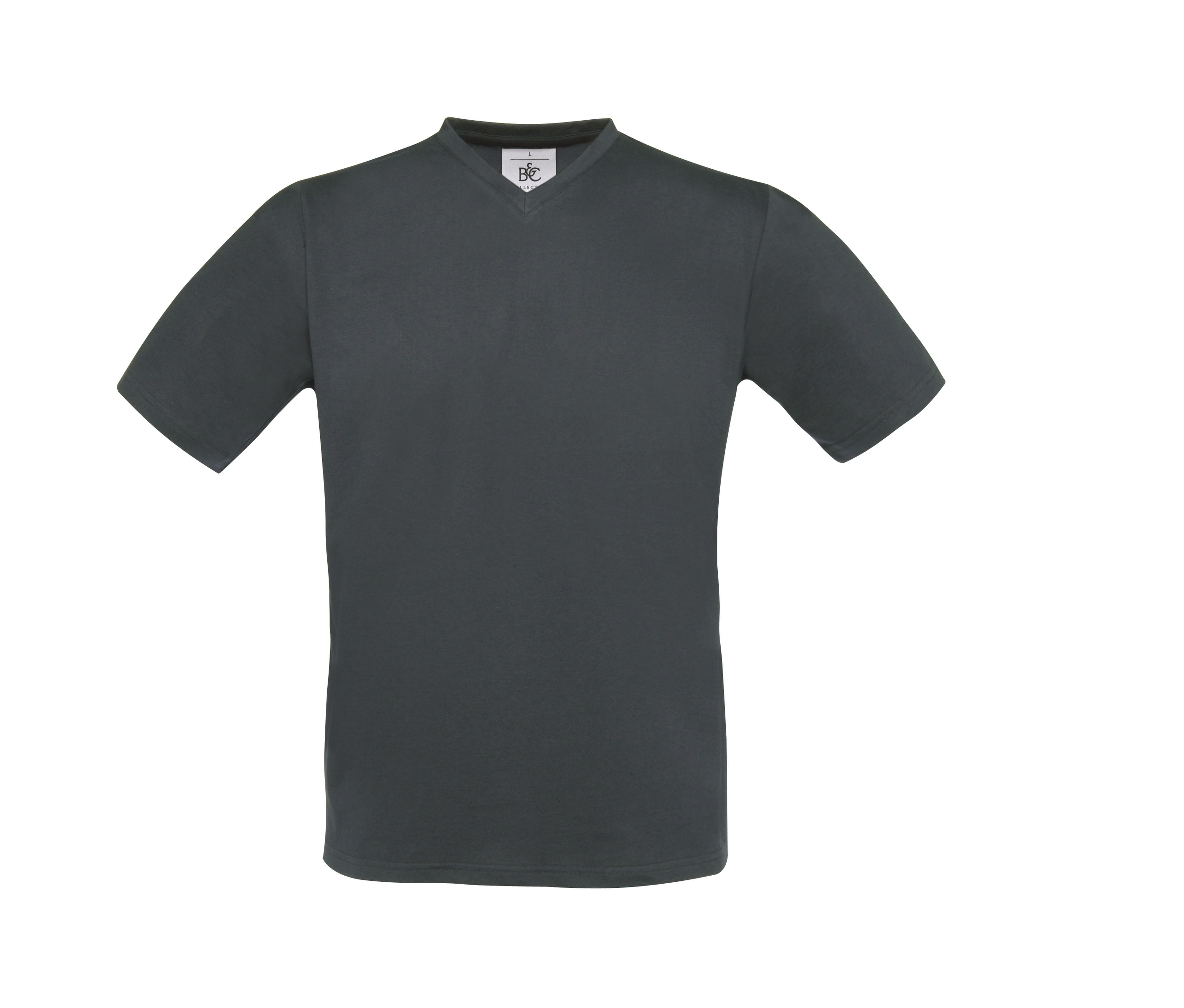 Tee-Shirt Col V - Dark Grey